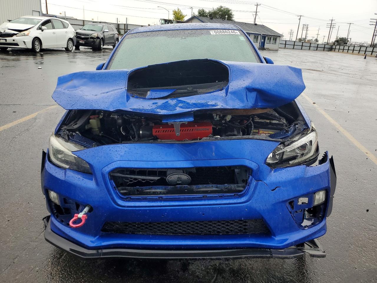 2015 Subaru Wrx Sti Launch Edition Blue vin: JF1VA2W62F9806197