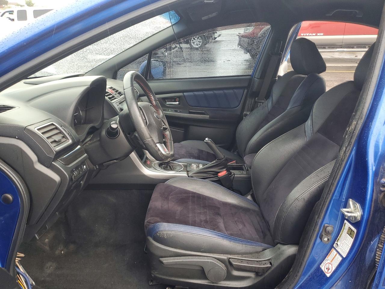 2015 Subaru Wrx Sti Launch Edition Blue vin: JF1VA2W62F9806197
