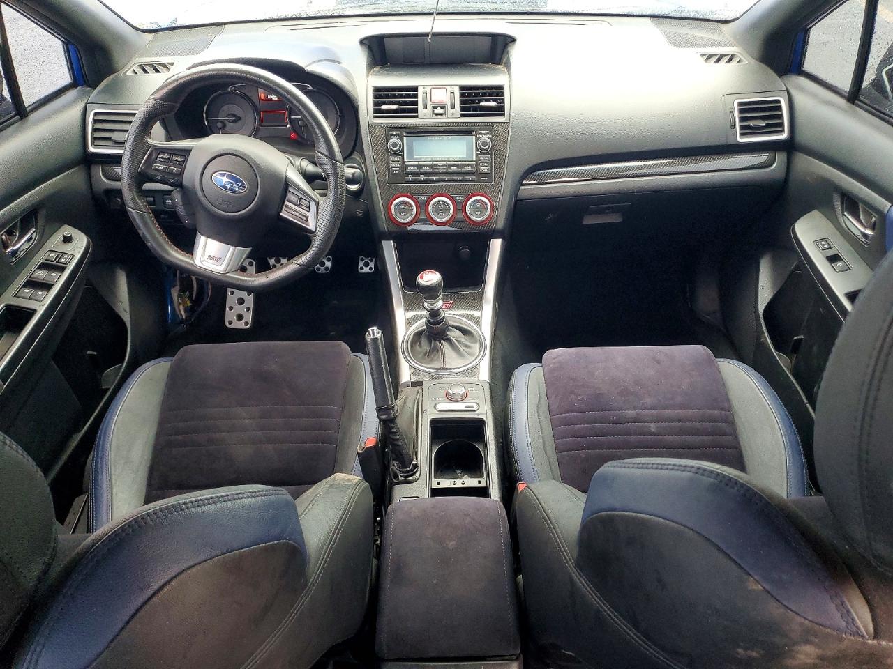2015 Subaru Wrx Sti Launch Edition Blue vin: JF1VA2W62F9806197
