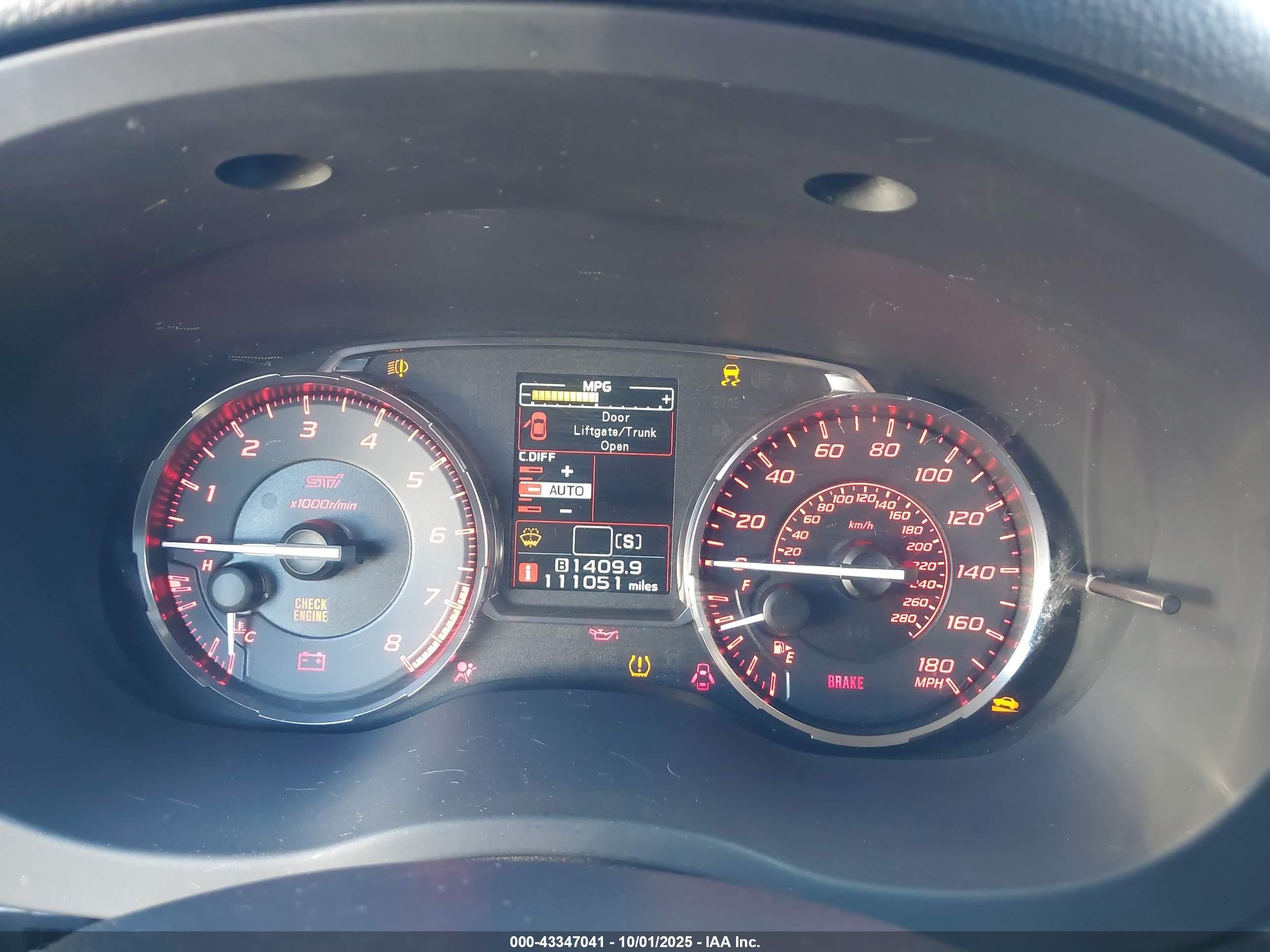 2015 Subaru Wrx Sti Launch Edition Blue vin: JF1VA2W66F9800578