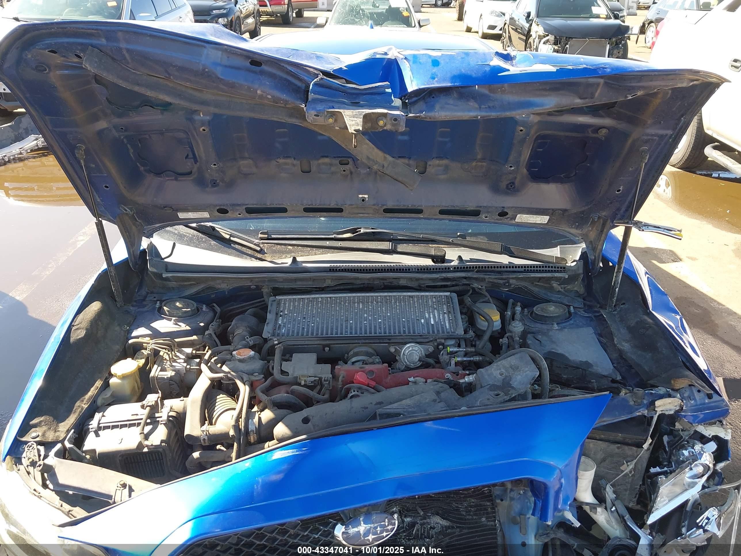2015 Subaru Wrx Sti Launch Edition Blue vin: JF1VA2W66F9800578