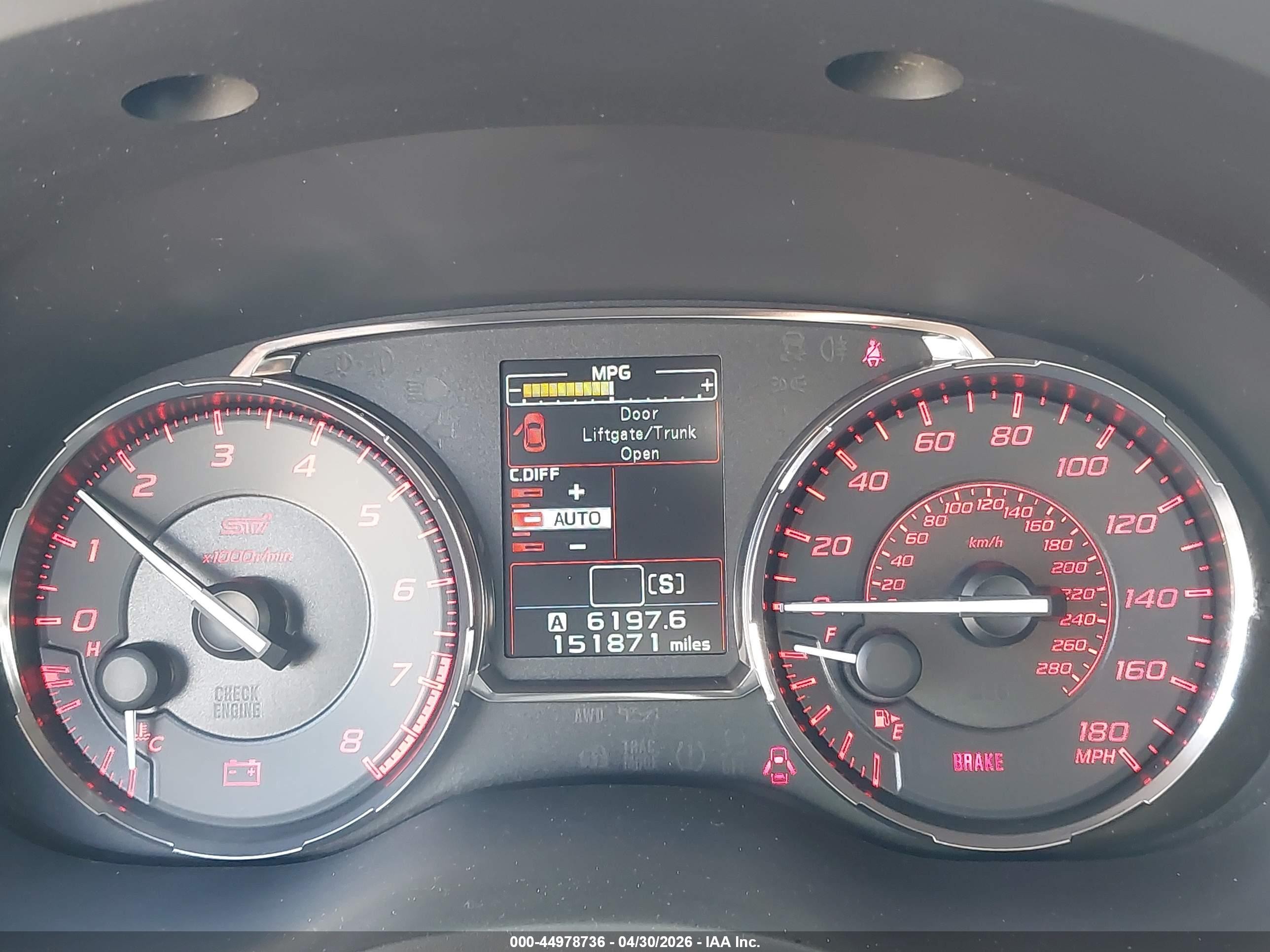 2015 Subaru Wrx Sti Launch Edition Blue vin: JF1VA2W66F9800967