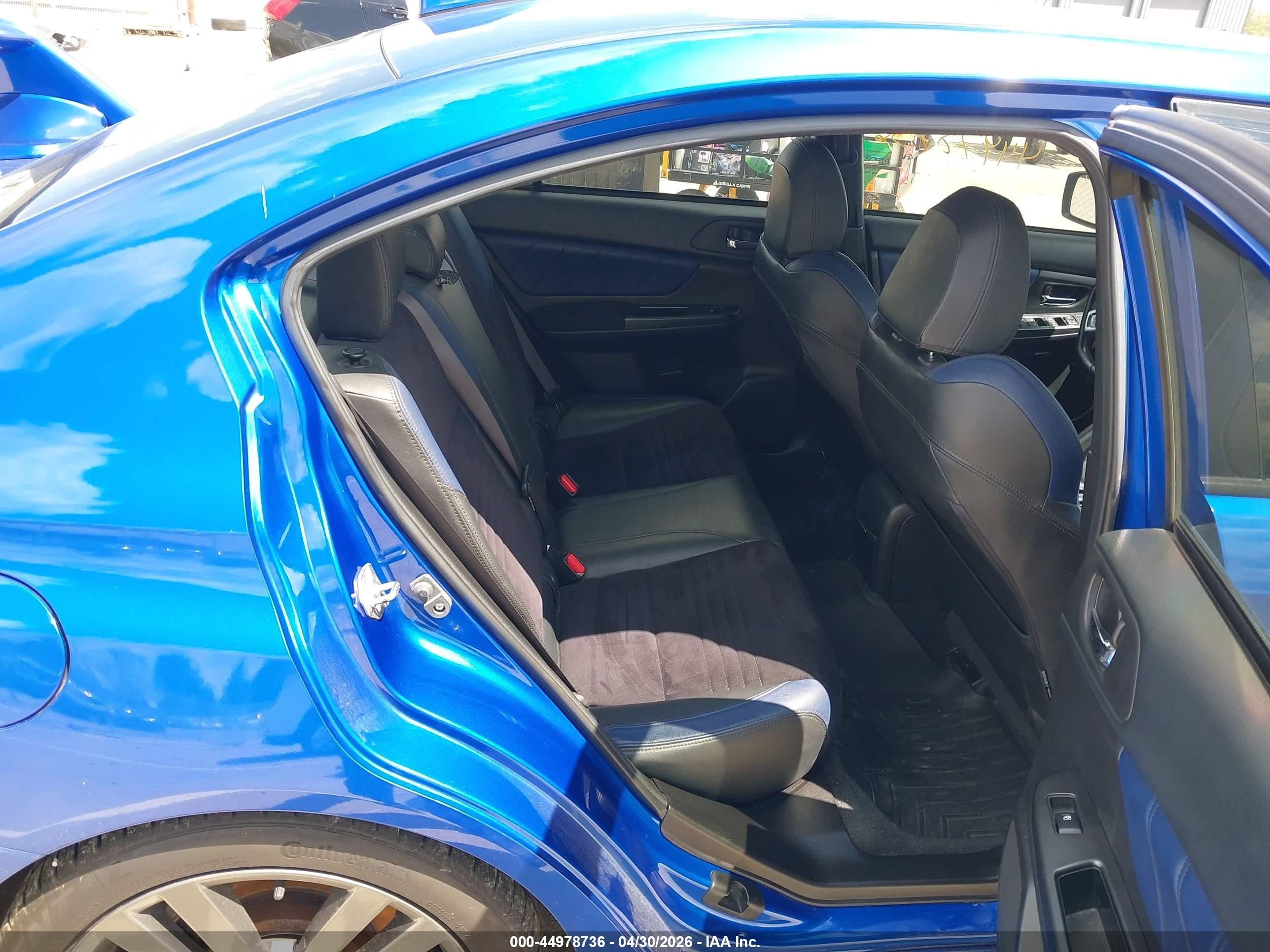 2015 Subaru Wrx Sti Launch Edition Blue vin: JF1VA2W66F9800967