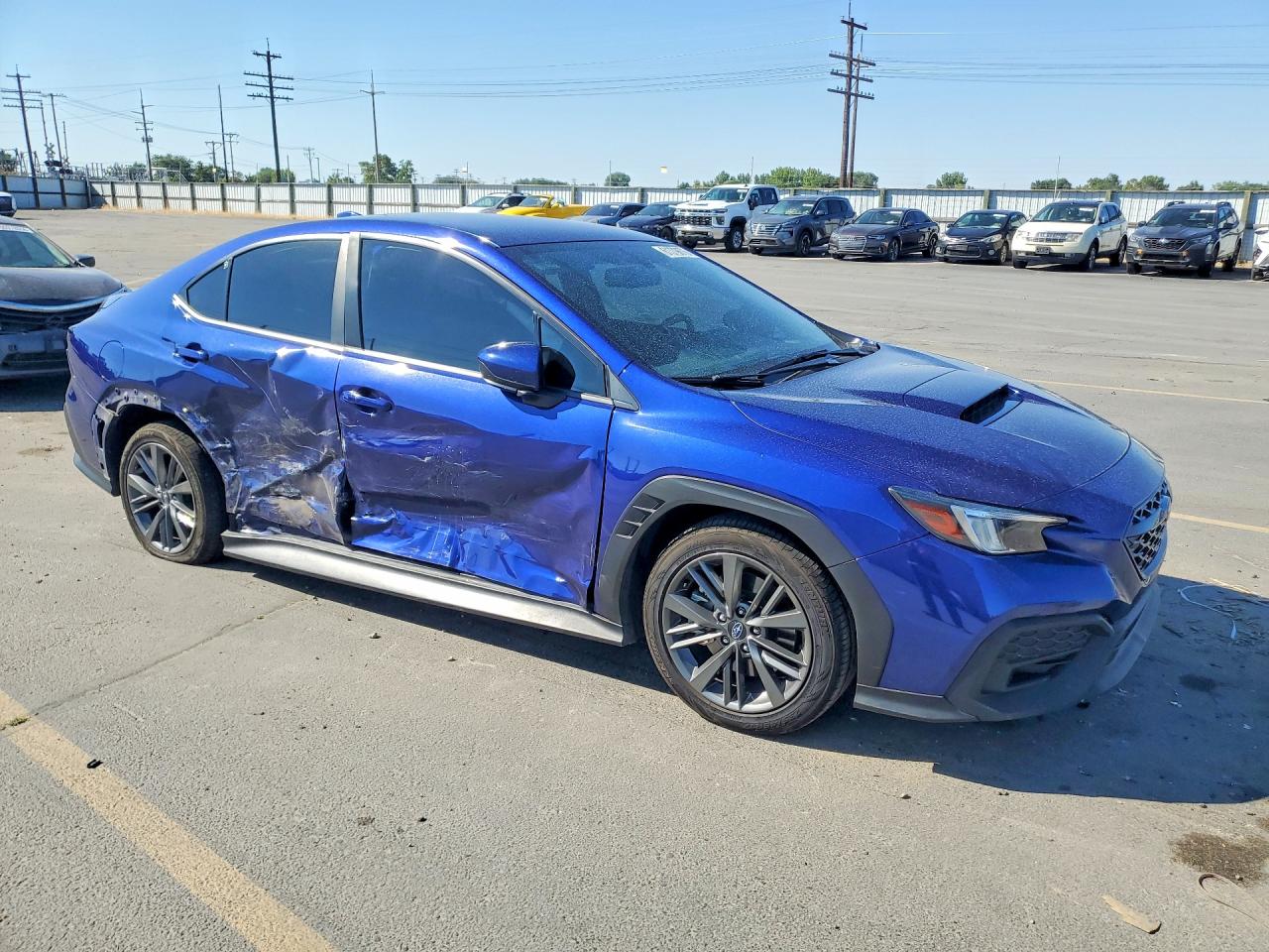2023 Subaru Wrx Blue vin: JF1VBAA64P9807450