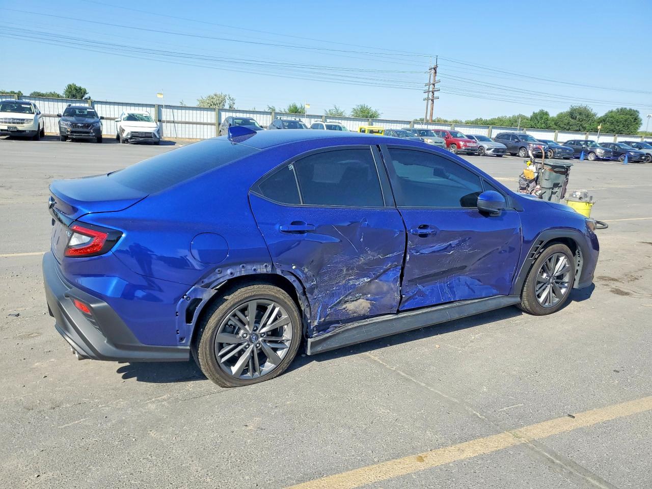 2023 Subaru Wrx Blue vin: JF1VBAA64P9807450