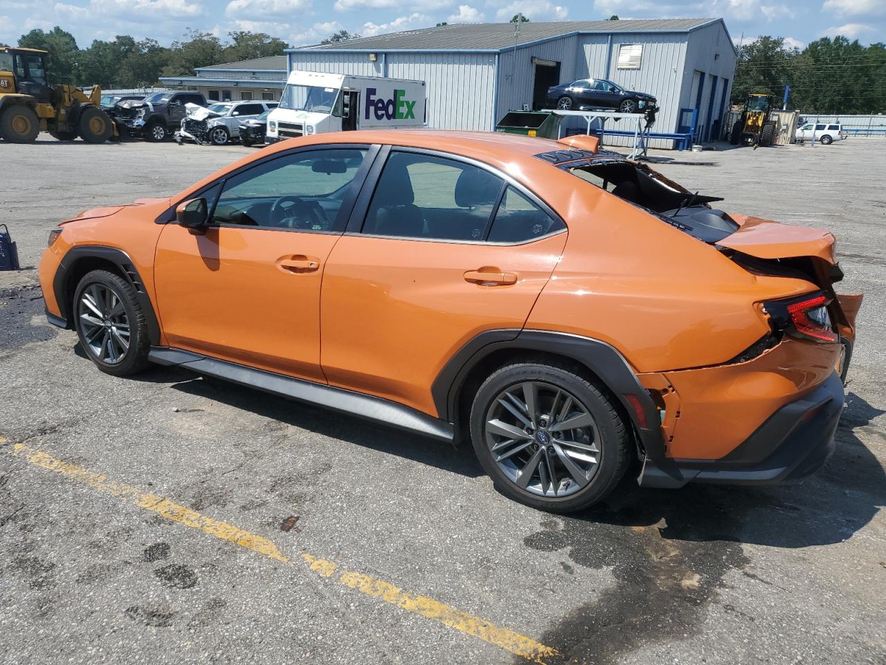2024 Subaru Wrx Orange vin: JF1VBAB60R9805261