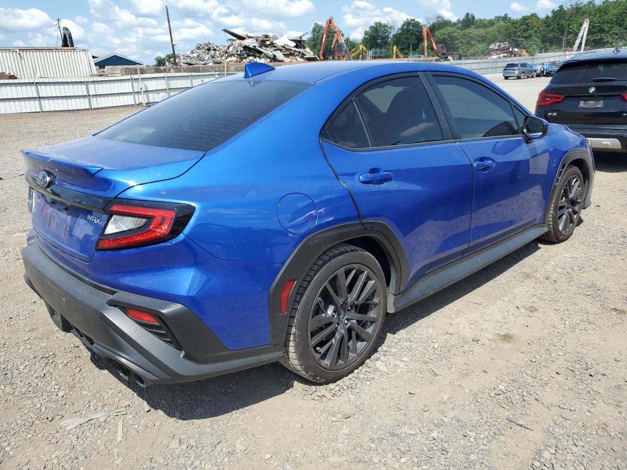 2022 Subaru Wrx Premium Blue vin: JF1VBAF60N9011249
