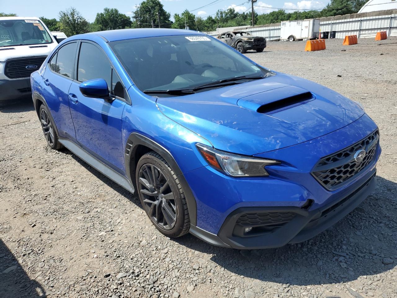 2022 Subaru Wrx Premium Blue vin: JF1VBAF60N9011249