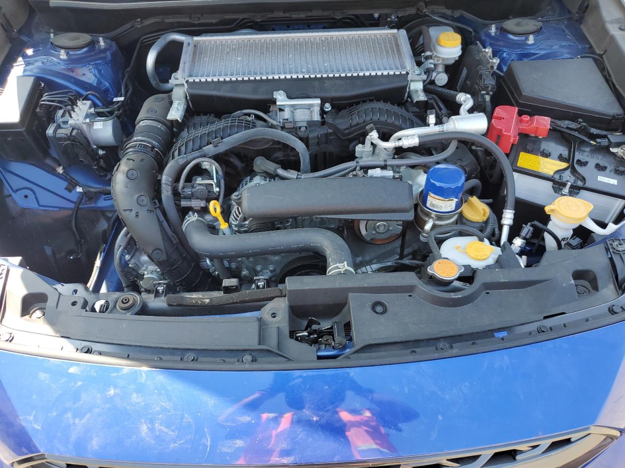 2022 Subaru Wrx Premium Blue vin: JF1VBAF60N9011249