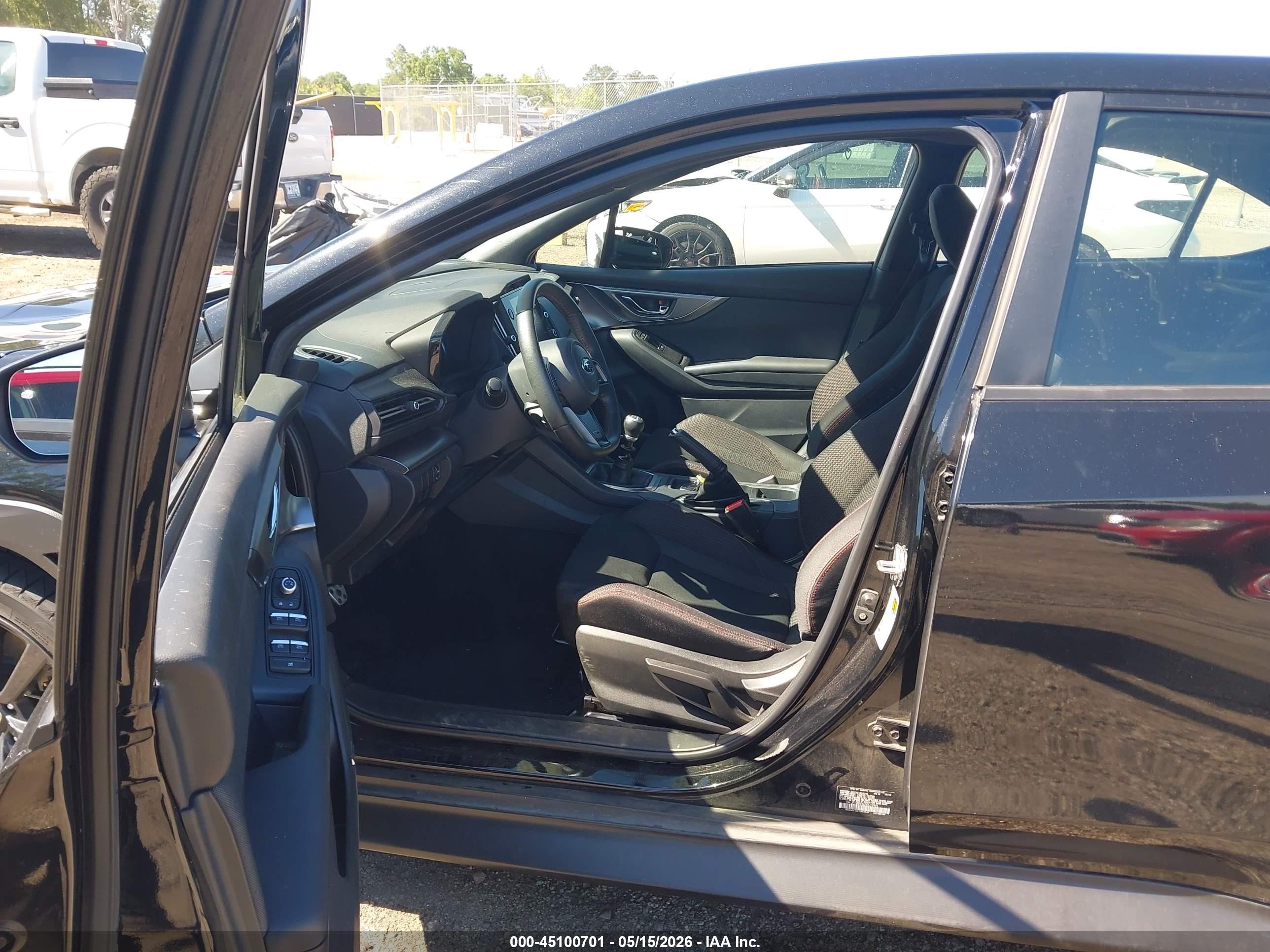 2022 Subaru Wrx Premium Black vin: JF1VBAF63N9019345