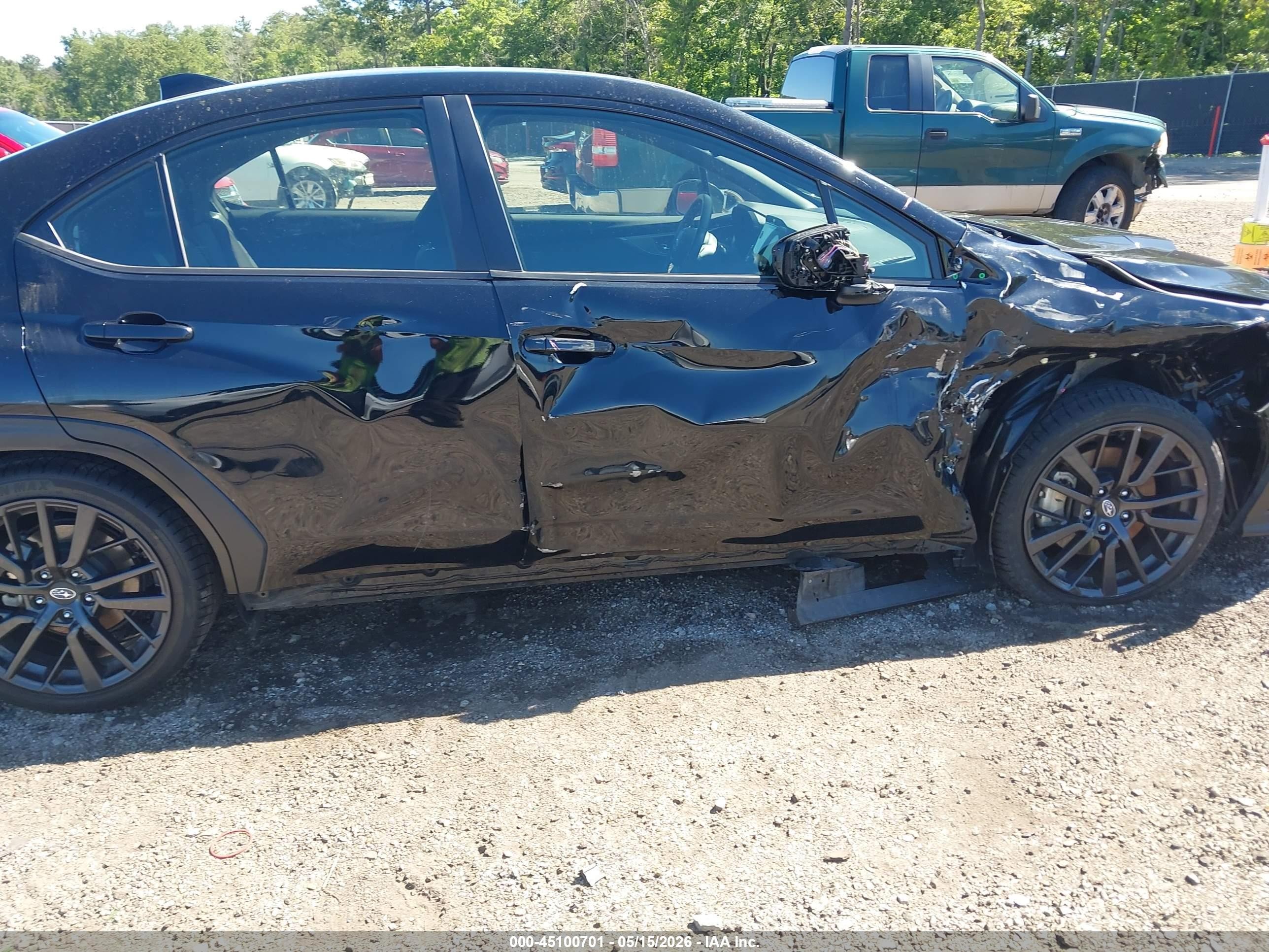 2022 Subaru Wrx Premium Black vin: JF1VBAF63N9019345