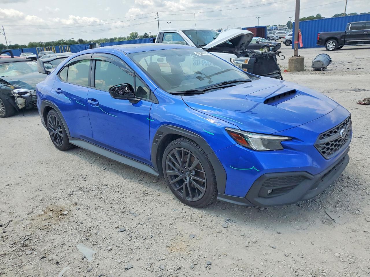 2023 Subaru Wrx Premium Blue vin: JF1VBAF63P9808937