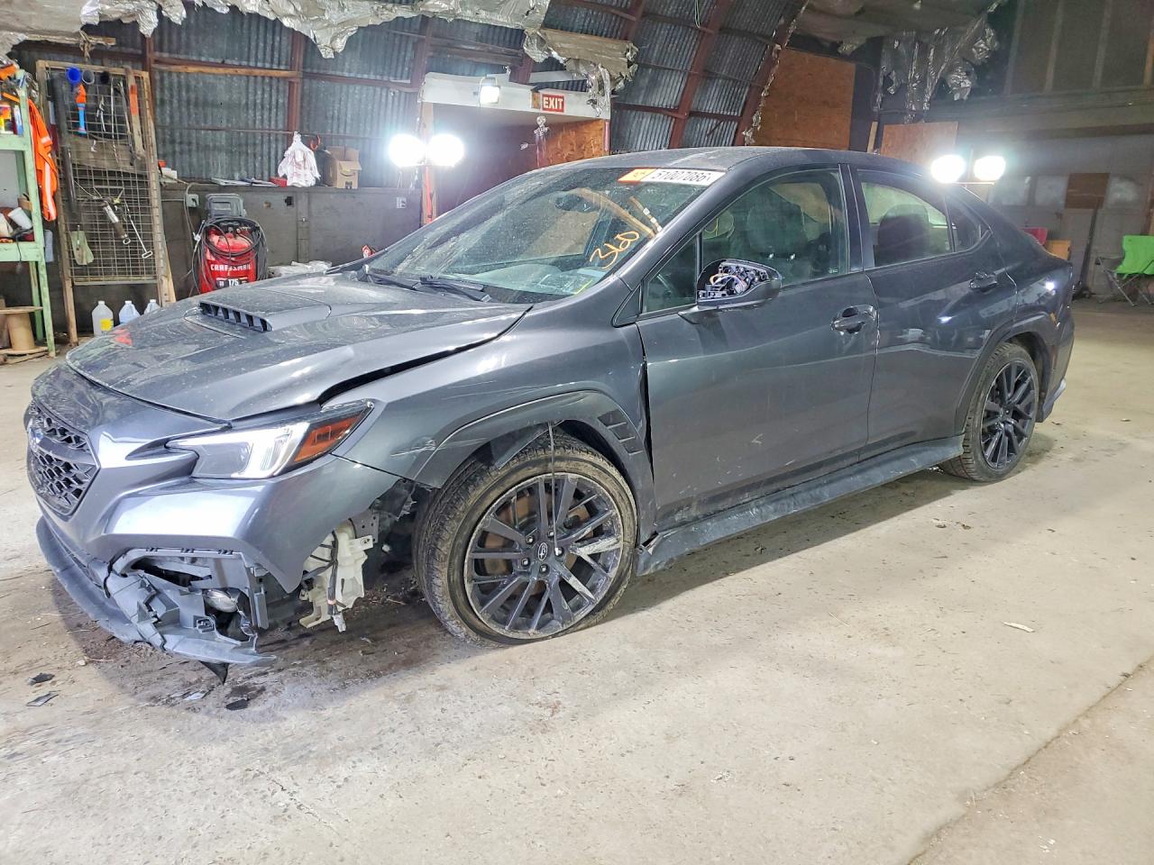 2022 Subaru Wrx Premium Charcoal vin: JF1VBAF64N9030855
