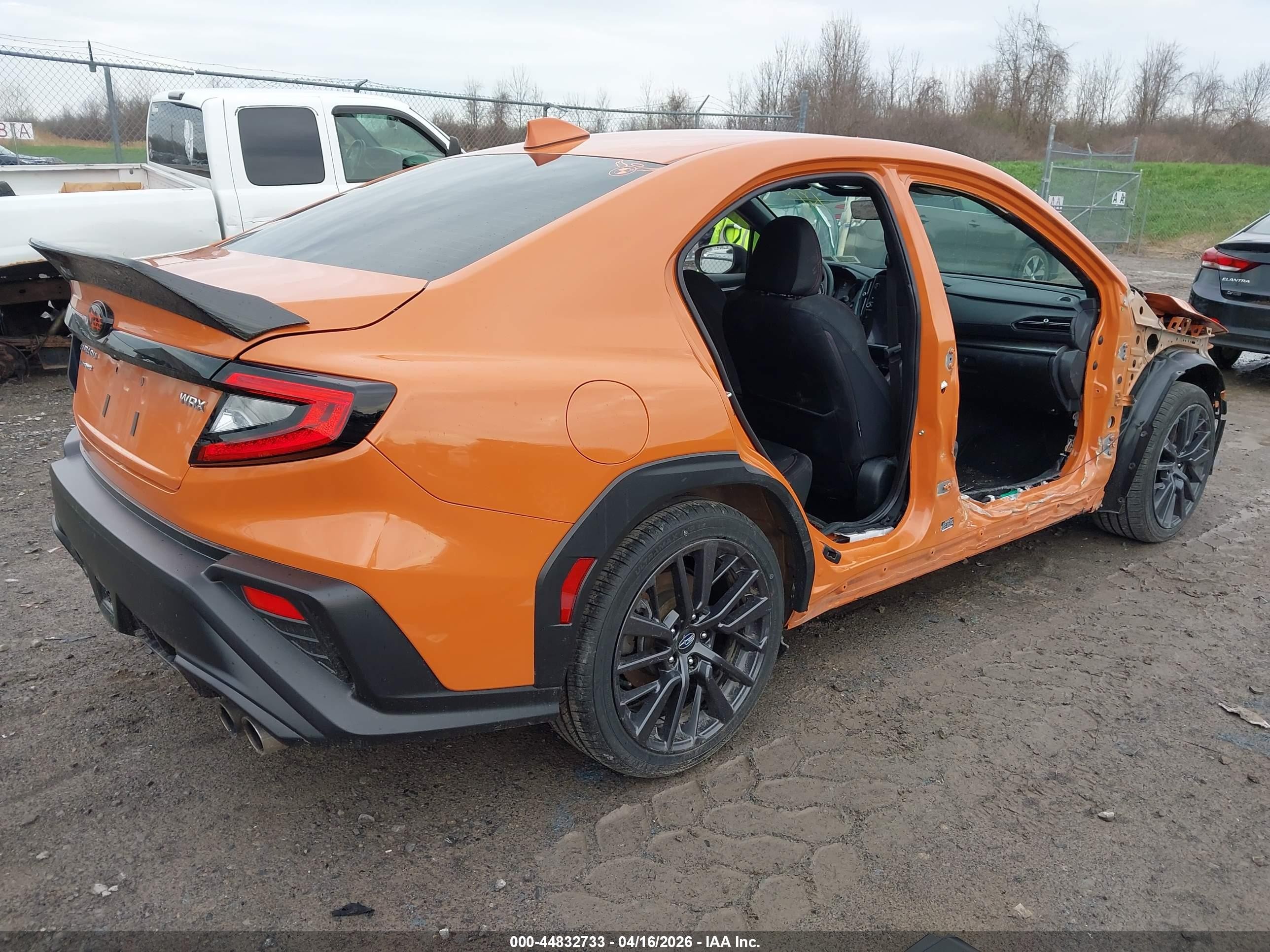 2023 Subaru Wrx Premium Orange vin: JF1VBAF67P9819455