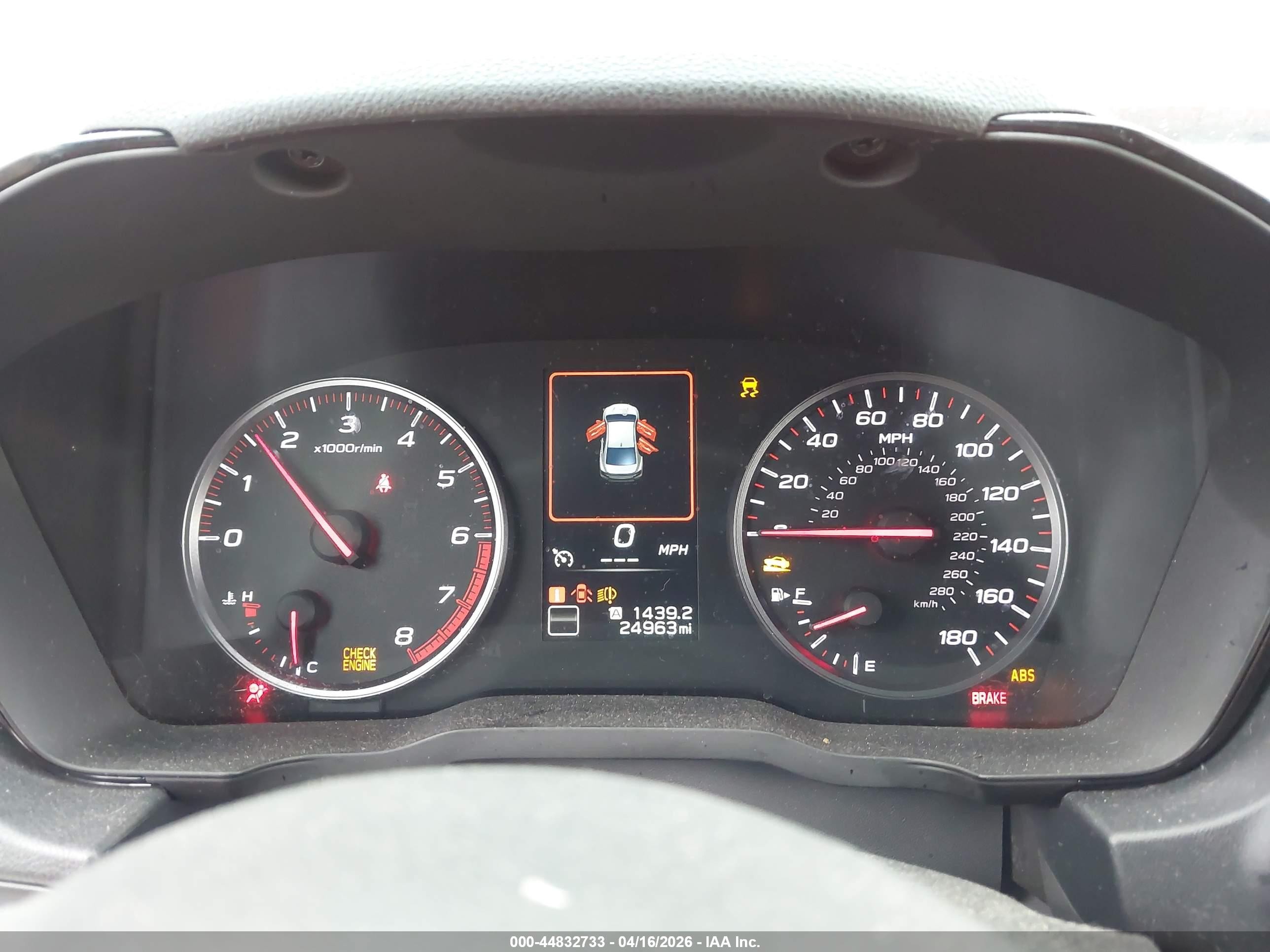 2023 Subaru Wrx Premium Orange vin: JF1VBAF67P9819455