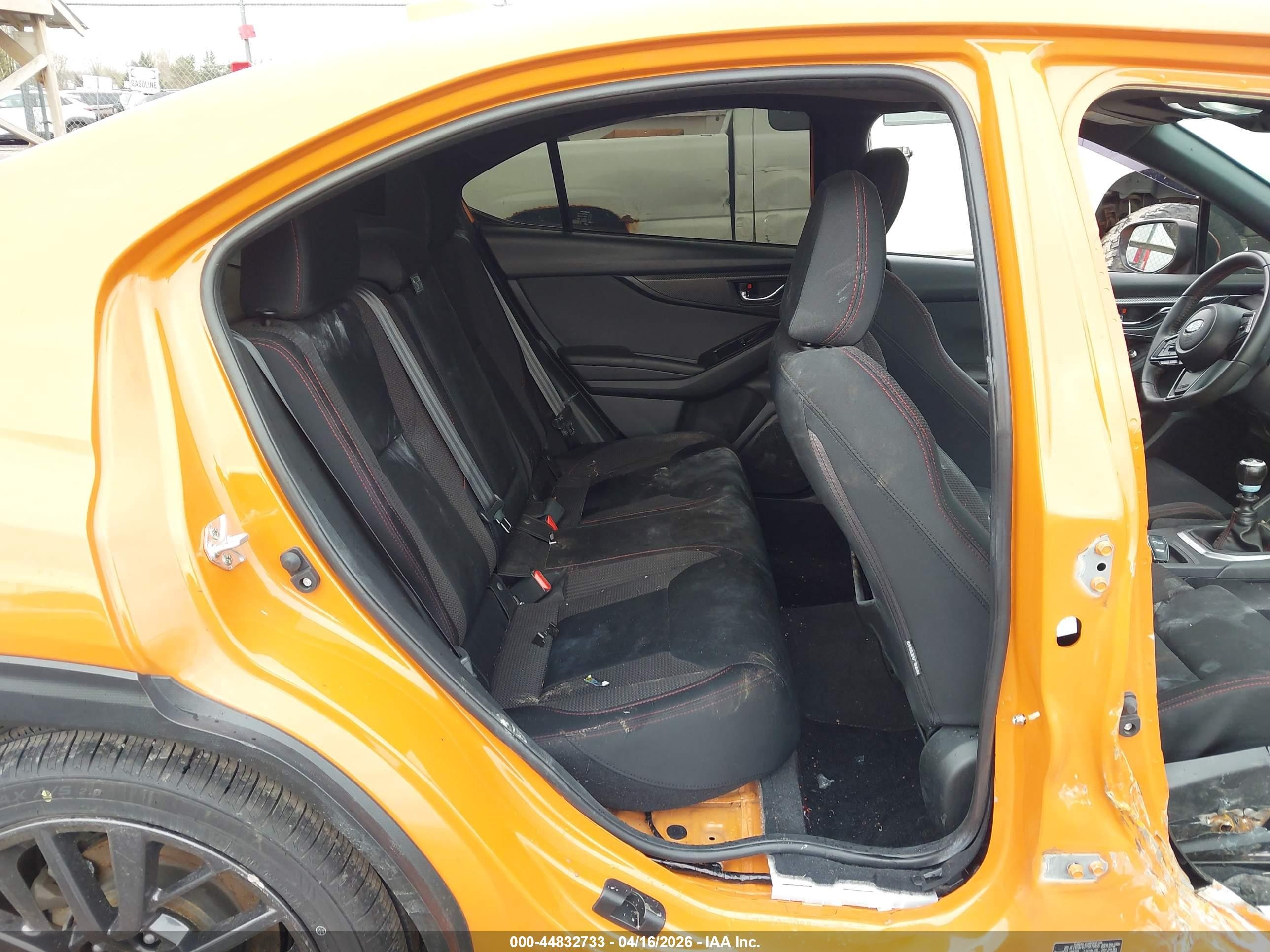 2023 Subaru Wrx Premium Orange vin: JF1VBAF67P9819455