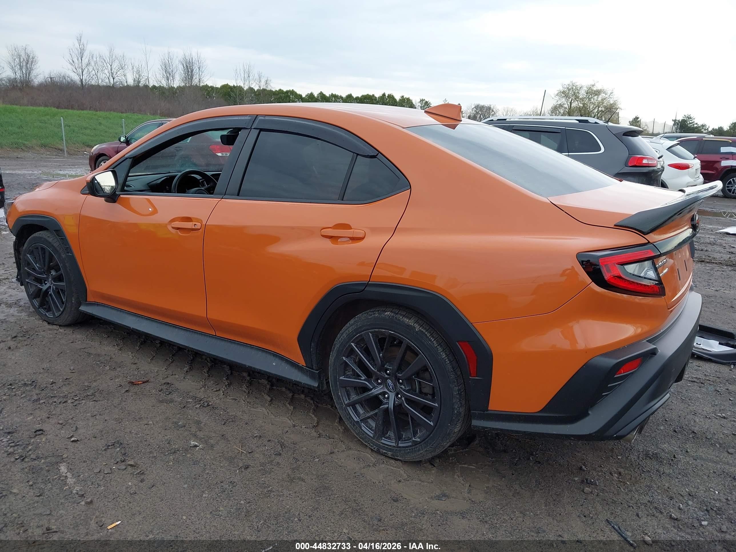 2023 Subaru Wrx Premium Orange vin: JF1VBAF67P9819455