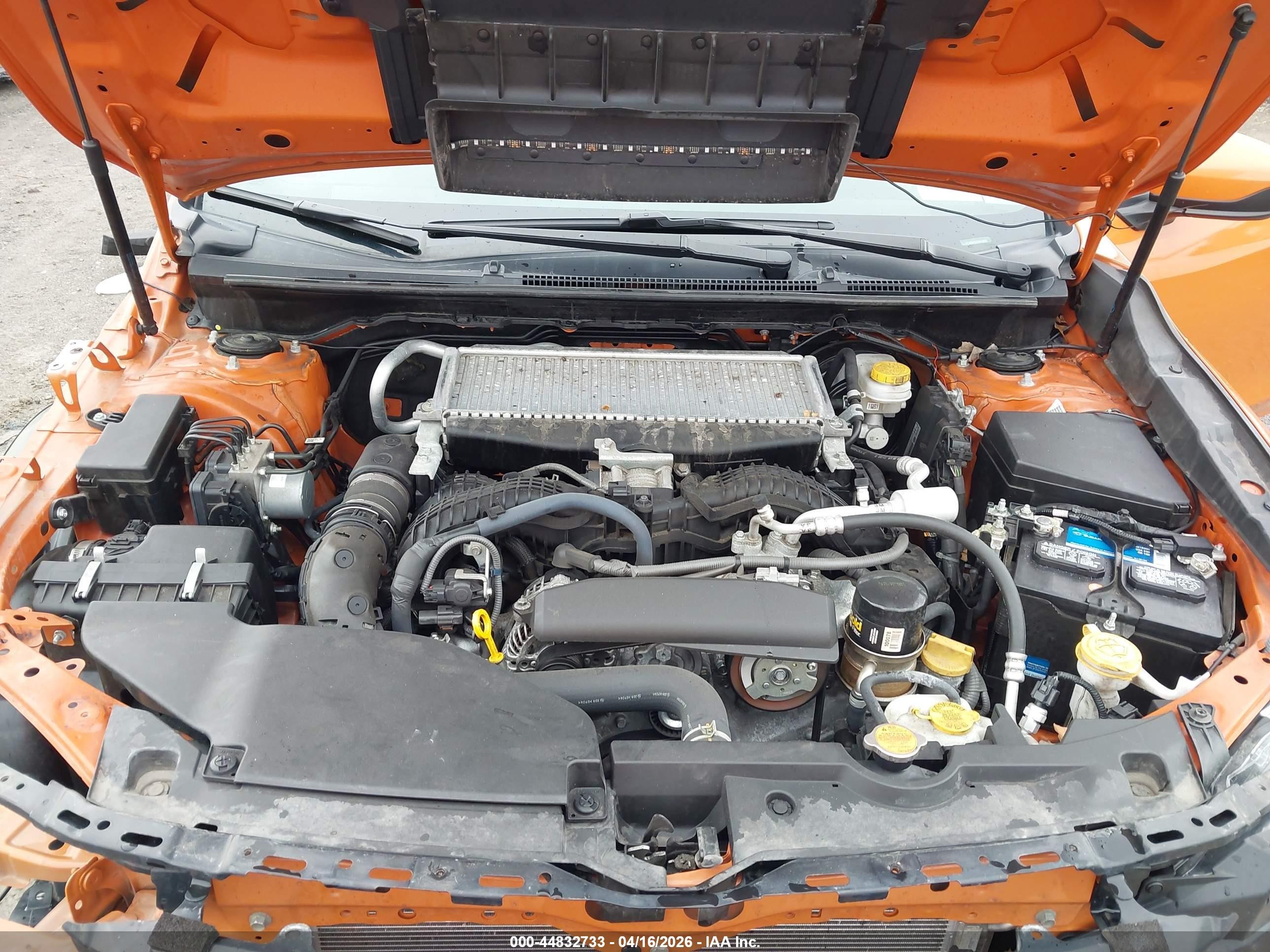 2023 Subaru Wrx Premium Orange vin: JF1VBAF67P9819455