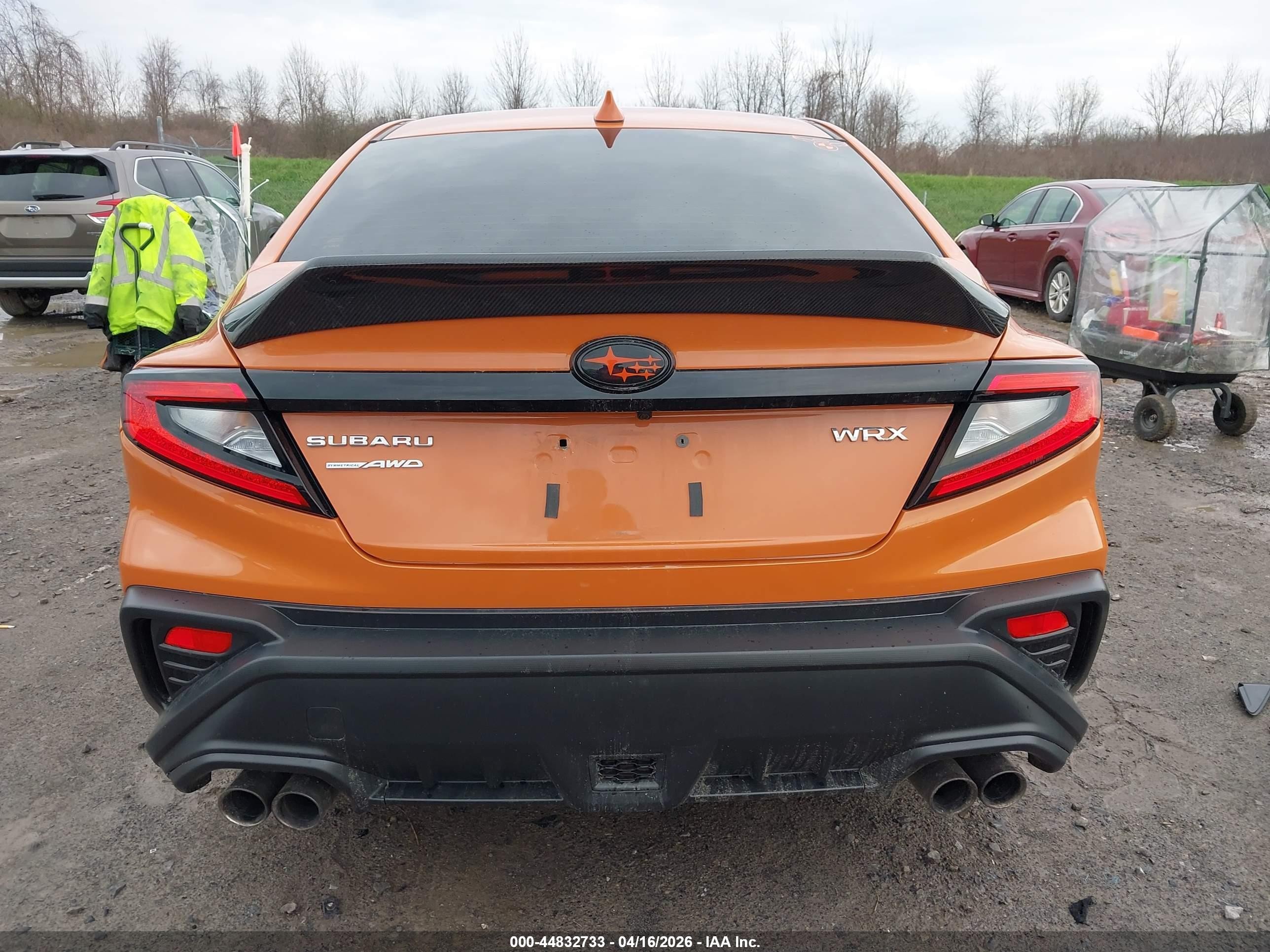 2023 Subaru Wrx Premium Orange vin: JF1VBAF67P9819455