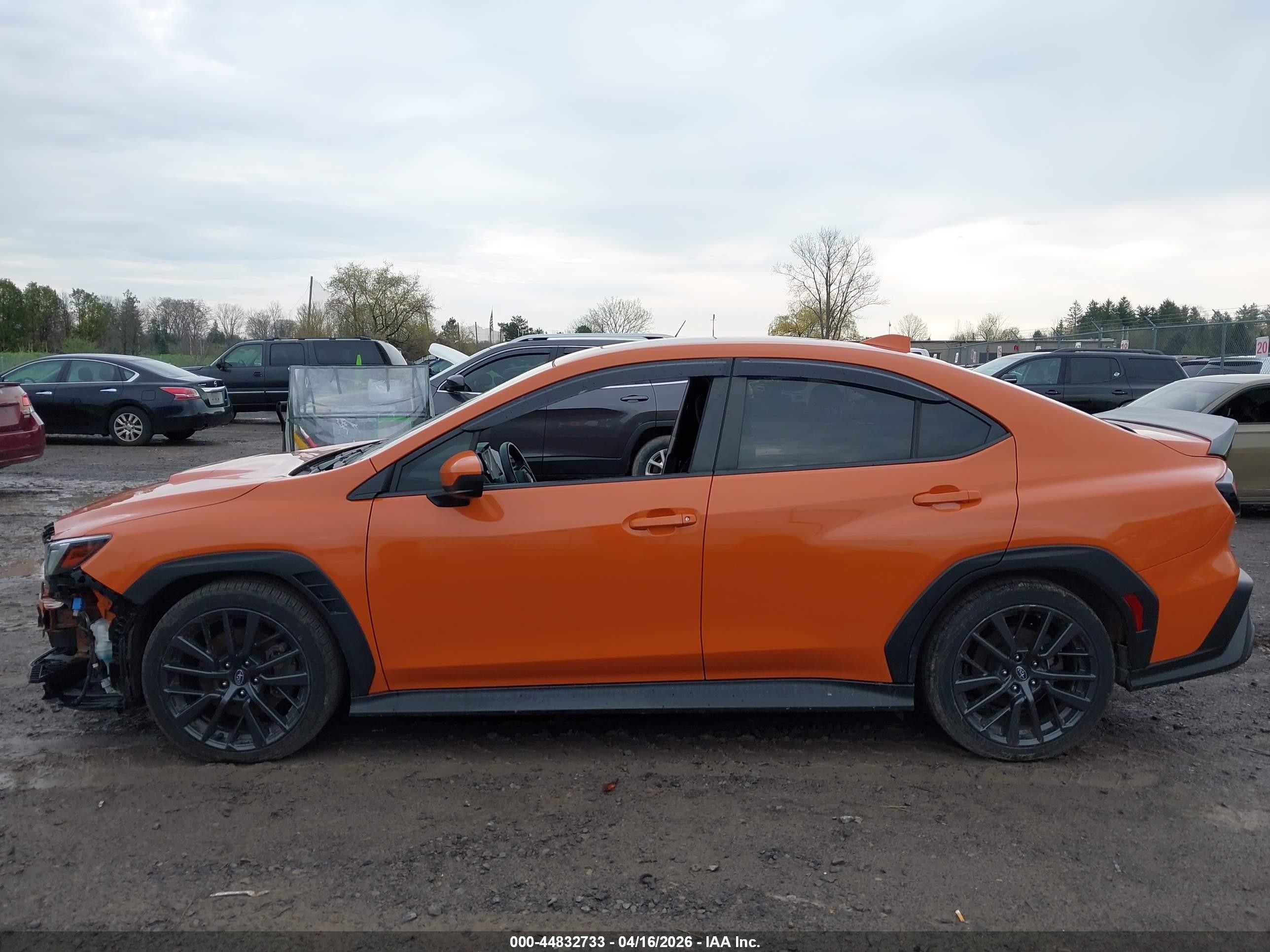 2023 Subaru Wrx Premium Orange vin: JF1VBAF67P9819455