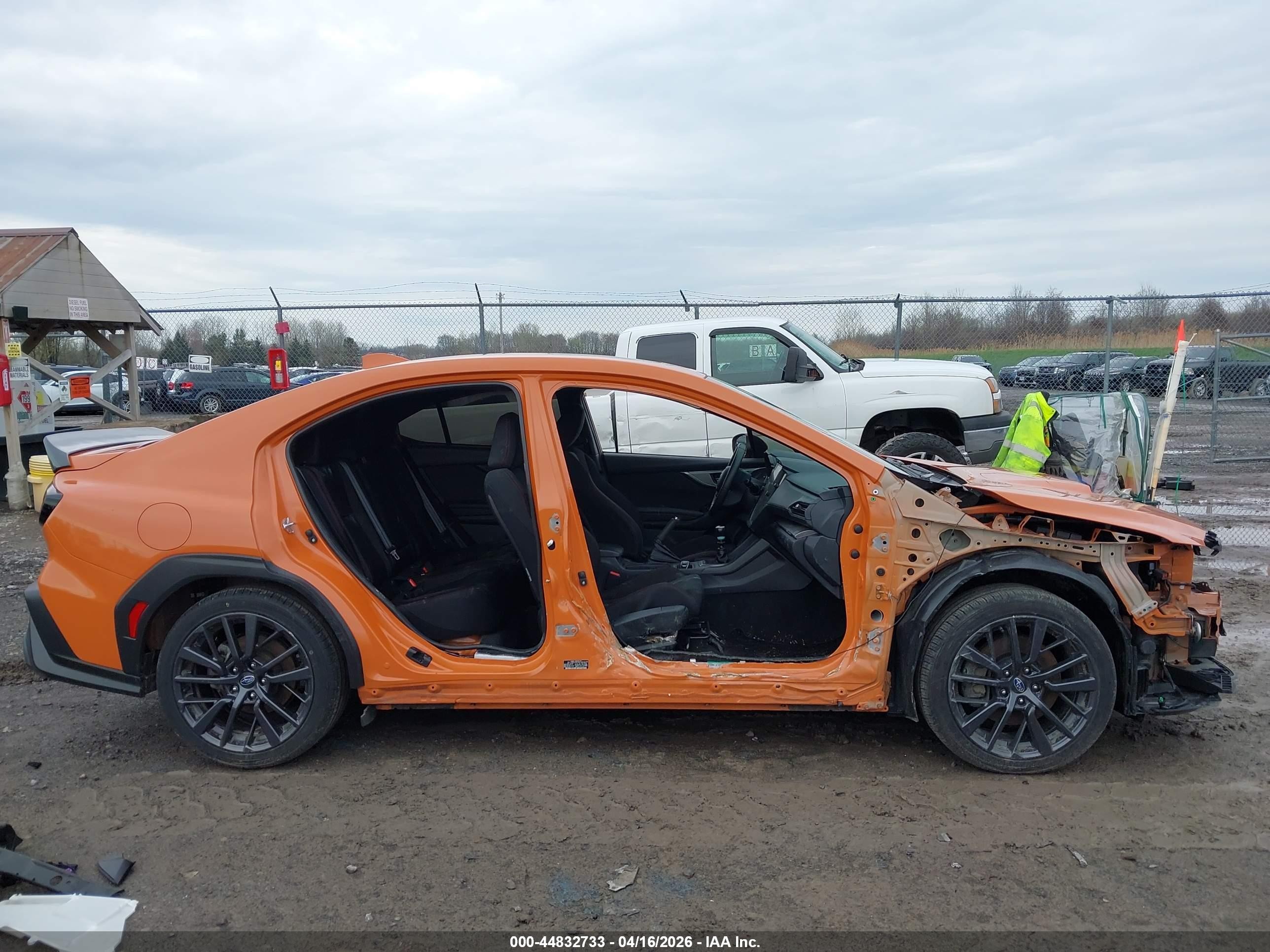 2023 Subaru Wrx Premium Orange vin: JF1VBAF67P9819455