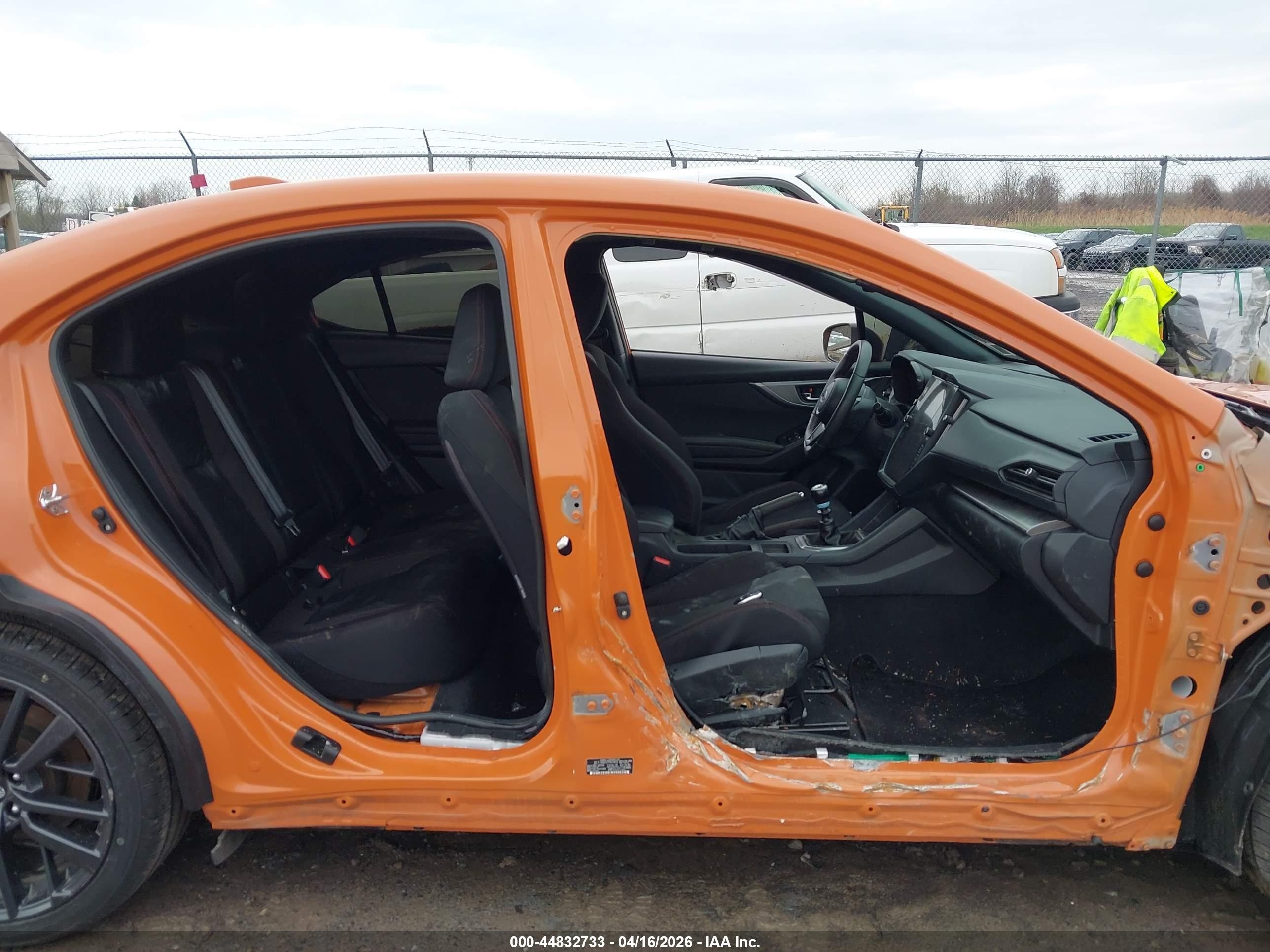 2023 Subaru Wrx Premium Orange vin: JF1VBAF67P9819455