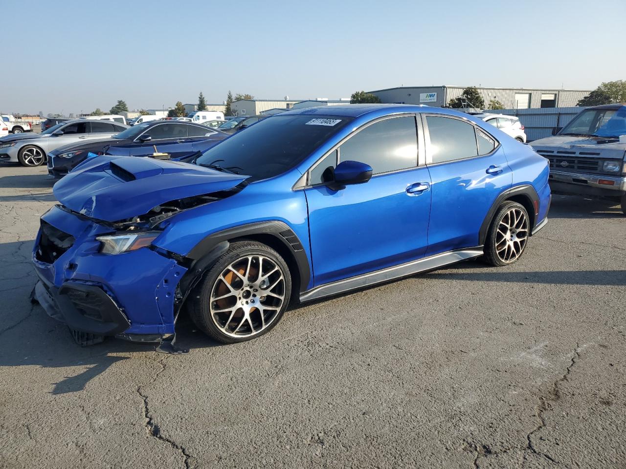2022 Subaru Wrx Premium Blue vin: JF1VBAF68N9015047