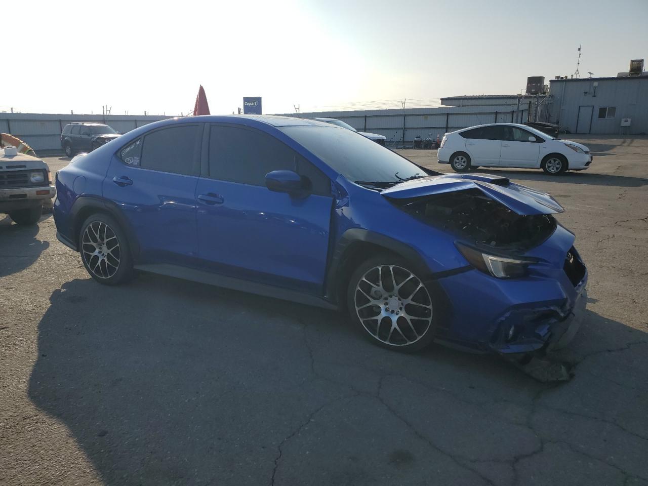 2022 Subaru Wrx Premium Blue vin: JF1VBAF68N9015047