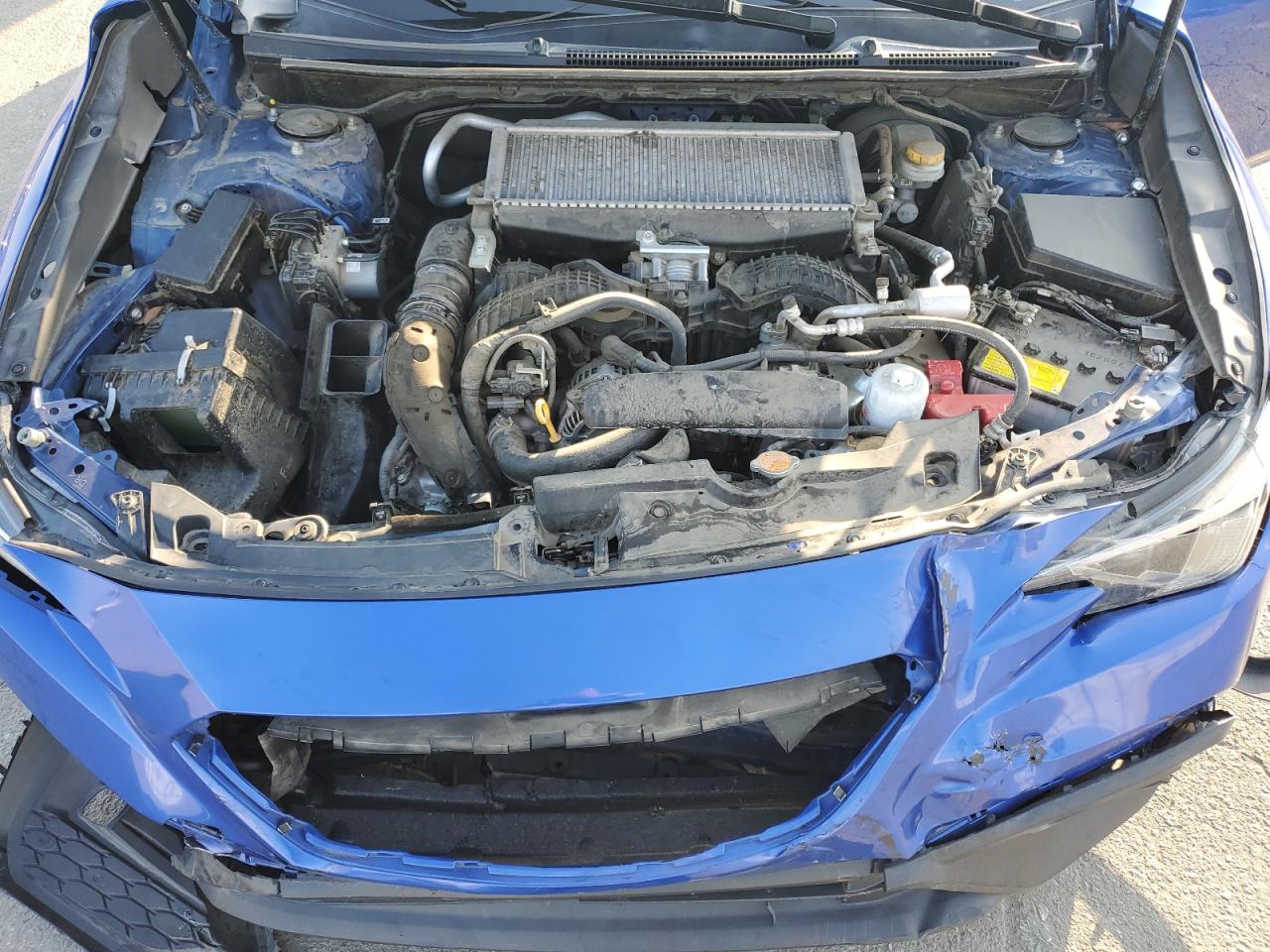 2022 Subaru Wrx Premium Blue vin: JF1VBAF68N9015047