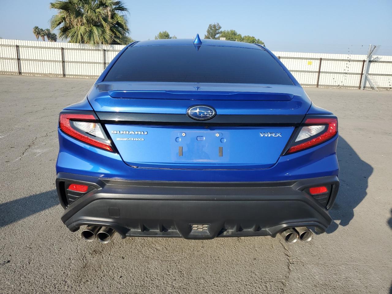 2022 Subaru Wrx Premium Blue vin: JF1VBAF68N9015047