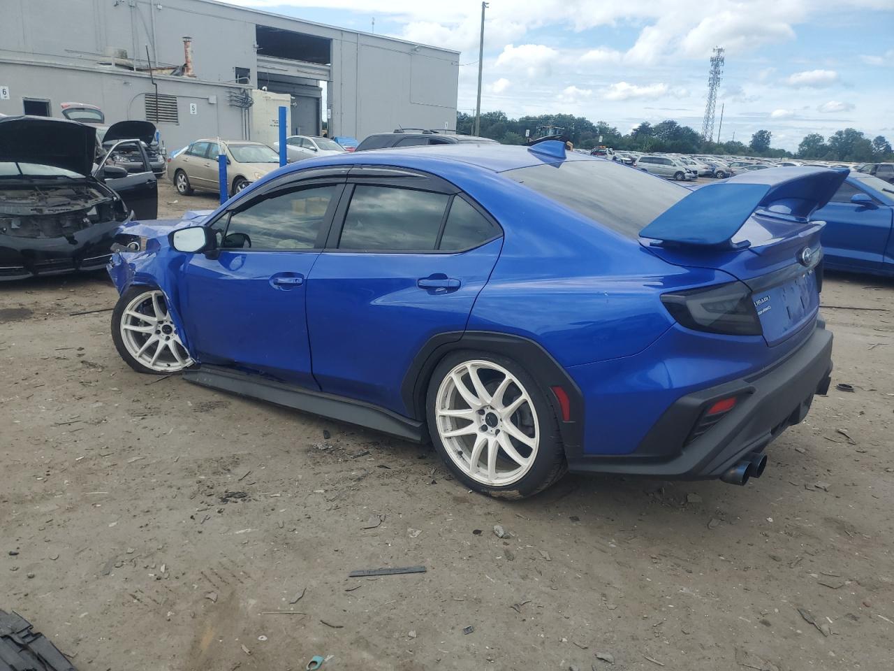 2024 Subaru Wrx Premium Blue vin: JF1VBAH60R9811598