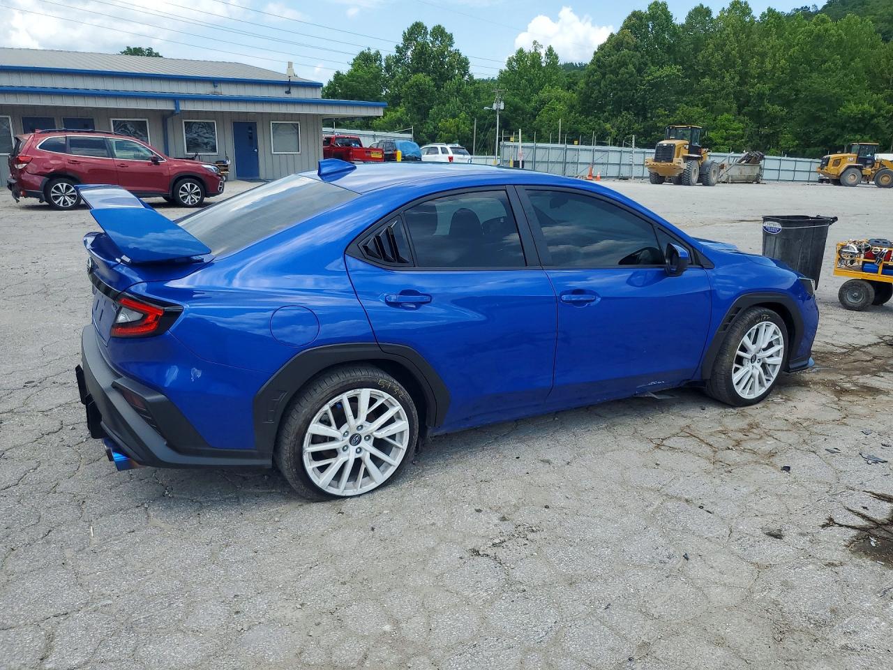2024 Subaru Wrx Premium Blue vin: JF1VBAH63R9804337
