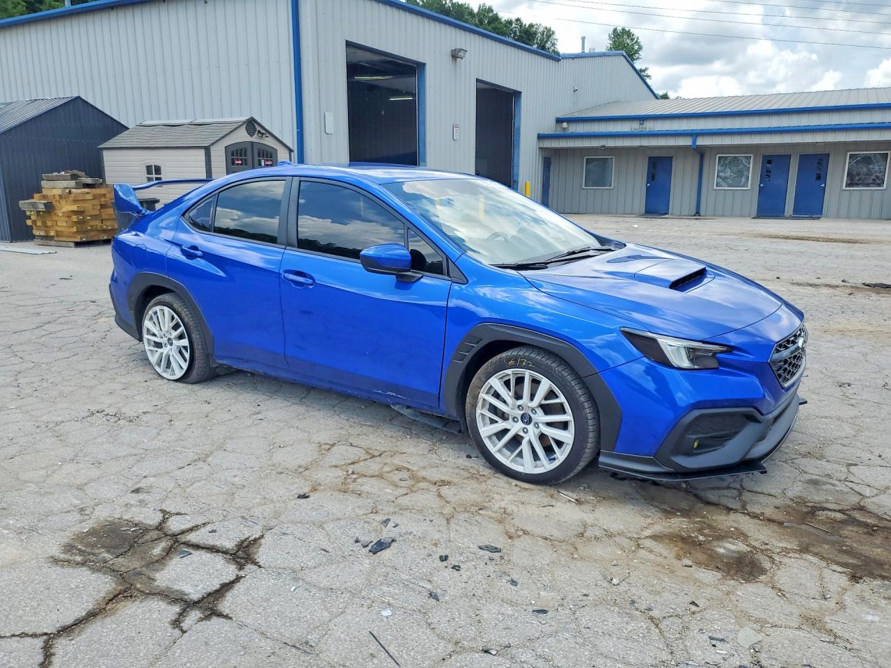 2024 Subaru Wrx Premium Blue vin: JF1VBAH63R9804337