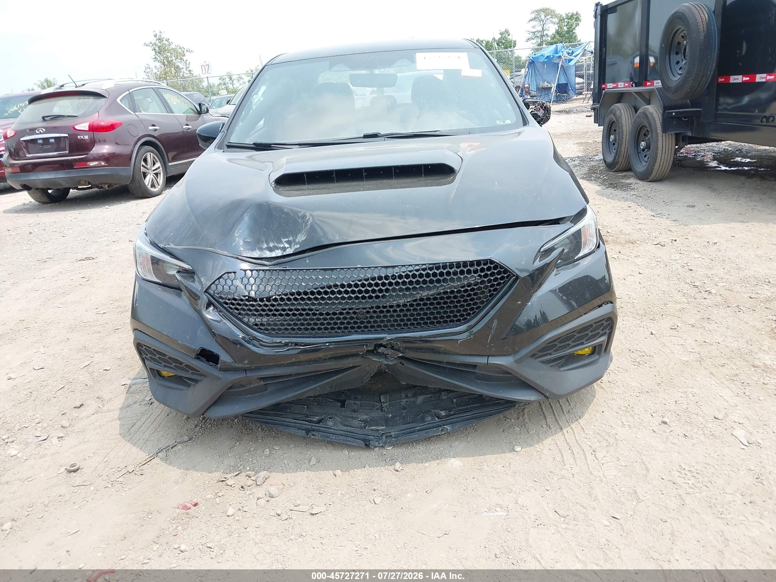 2022 Subaru Wrx Premium Black vin: JF1VBAH64N8014271
