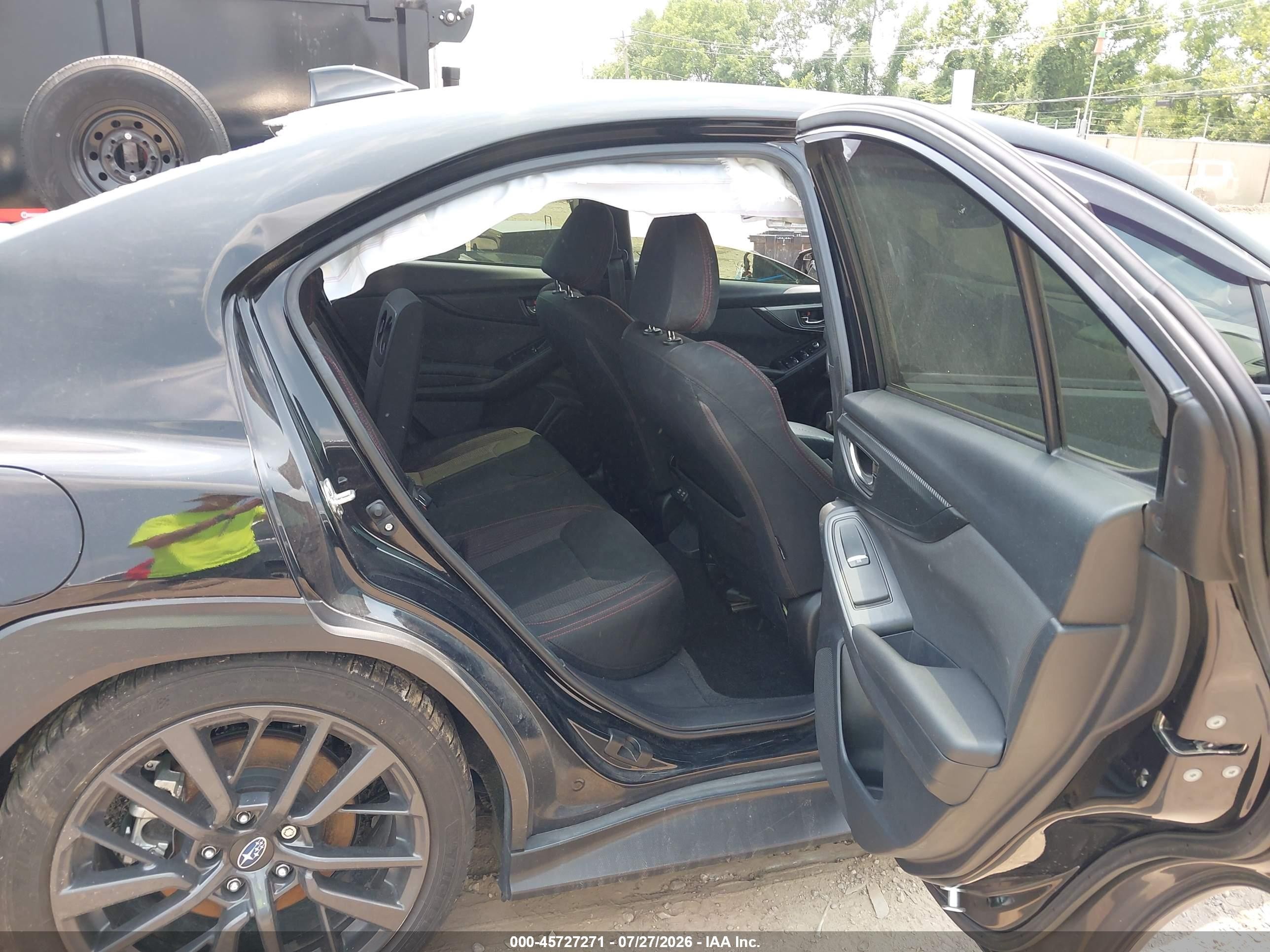 2022 Subaru Wrx Premium Black vin: JF1VBAH64N8014271