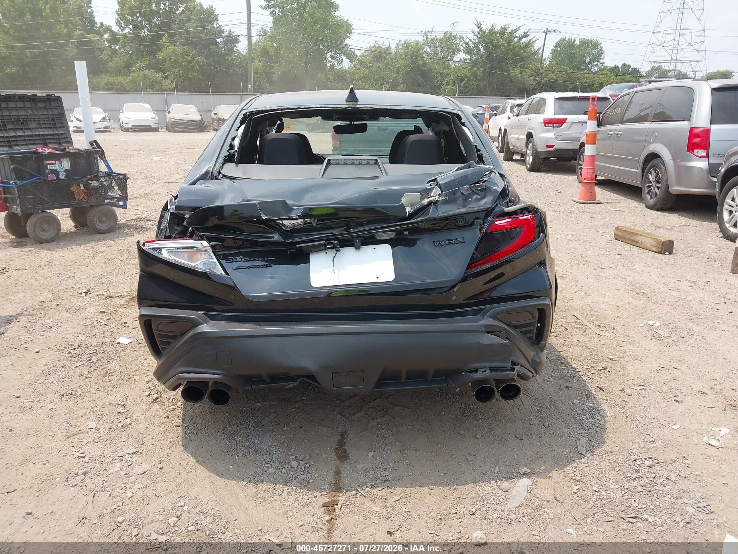 2022 Subaru Wrx Premium Black vin: JF1VBAH64N8014271