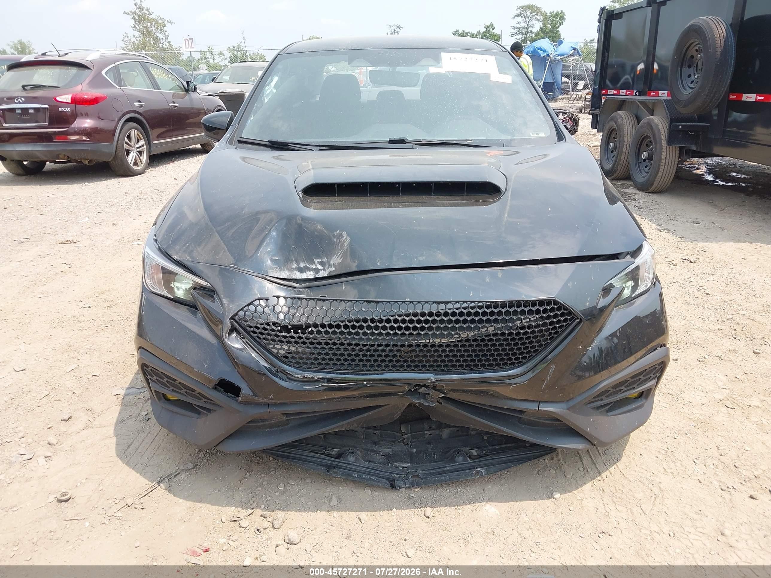 2022 Subaru Wrx Premium Black vin: JF1VBAH64N8014271