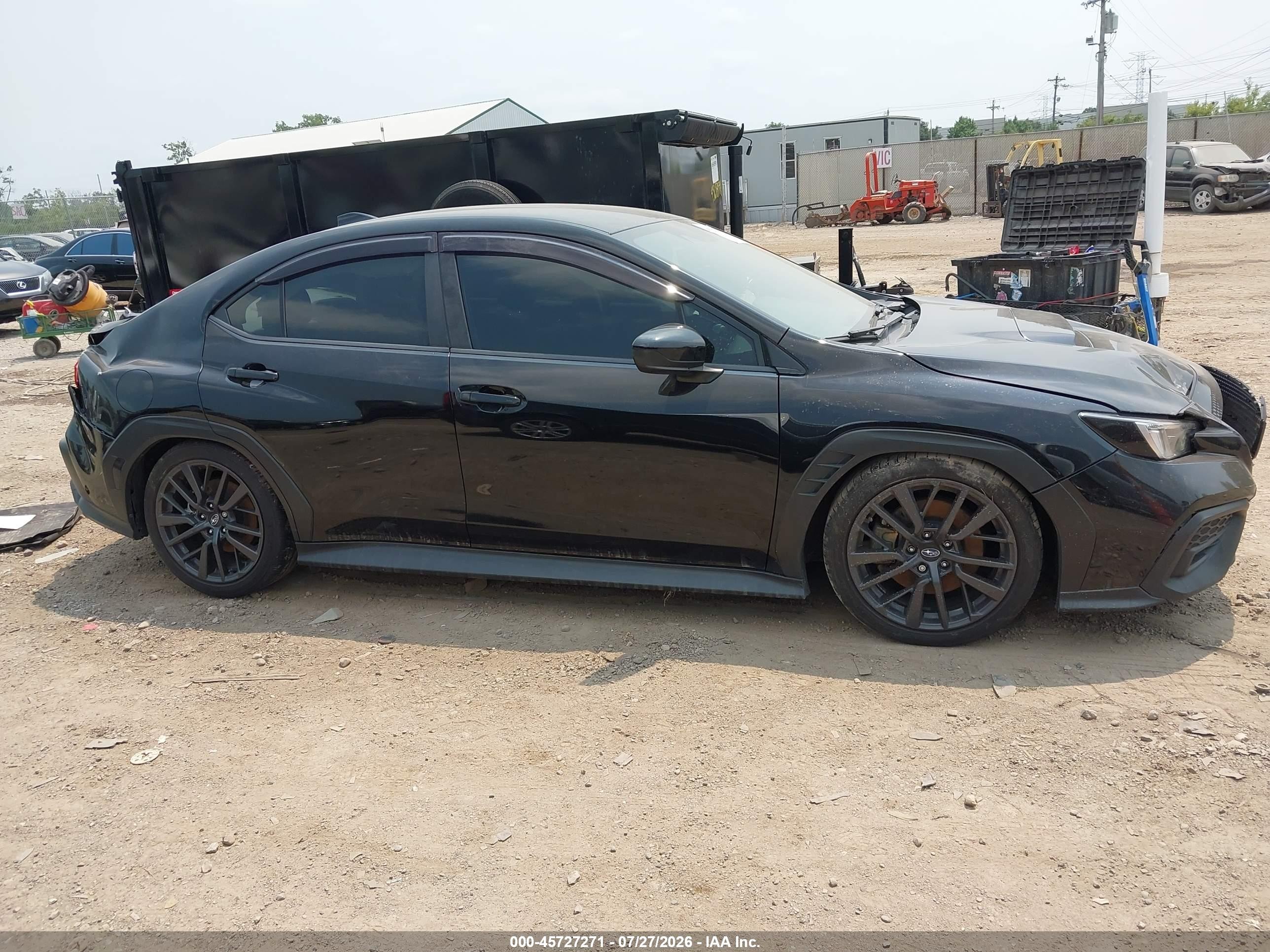 2022 Subaru Wrx Premium Black vin: JF1VBAH64N8014271