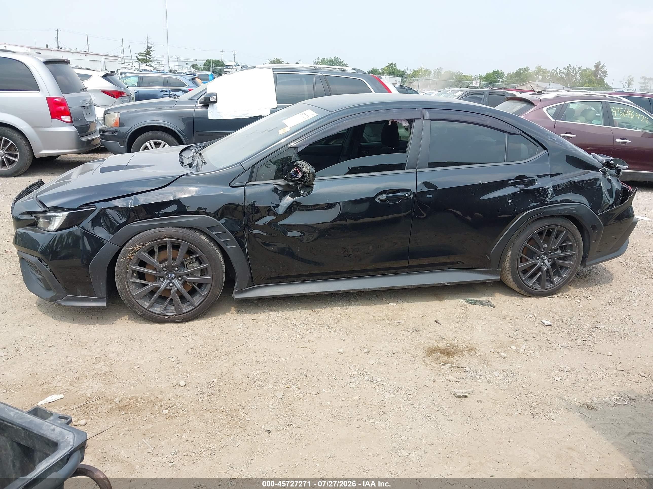 2022 Subaru Wrx Premium Black vin: JF1VBAH64N8014271