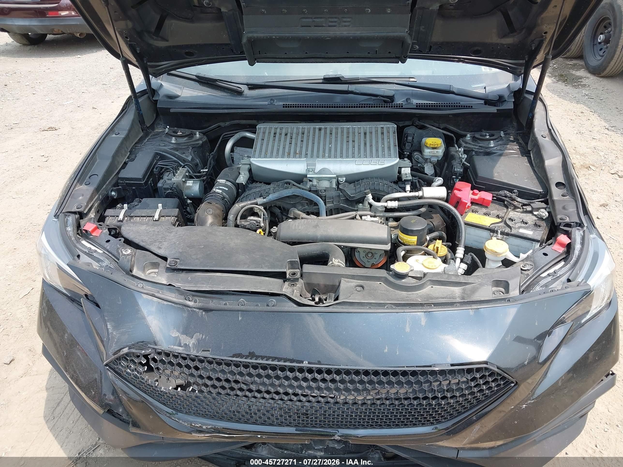 2022 Subaru Wrx Premium Black vin: JF1VBAH64N8014271