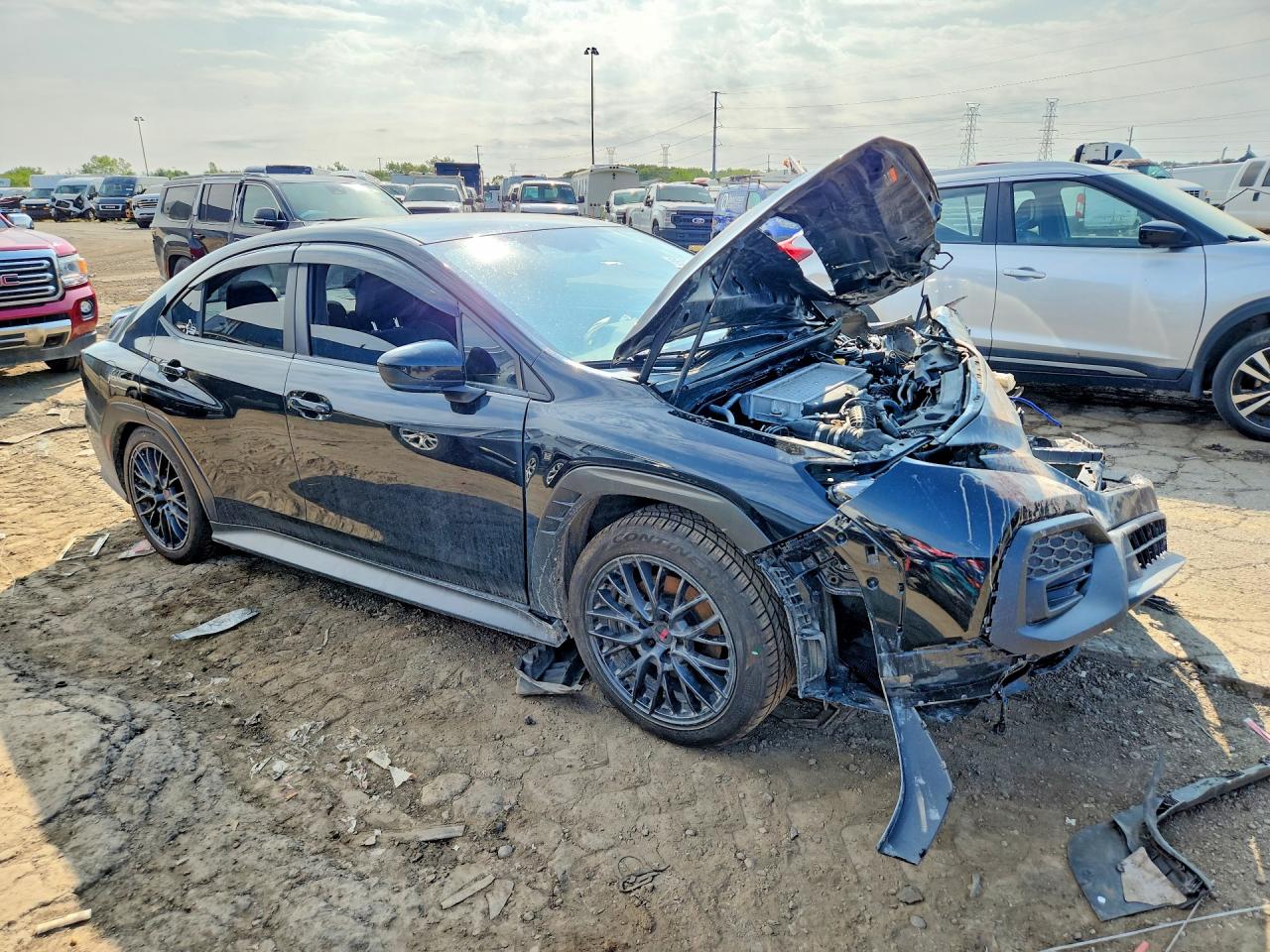 2024 Subaru Wrx Premium Gray vin: JF1VBAH66R9801156