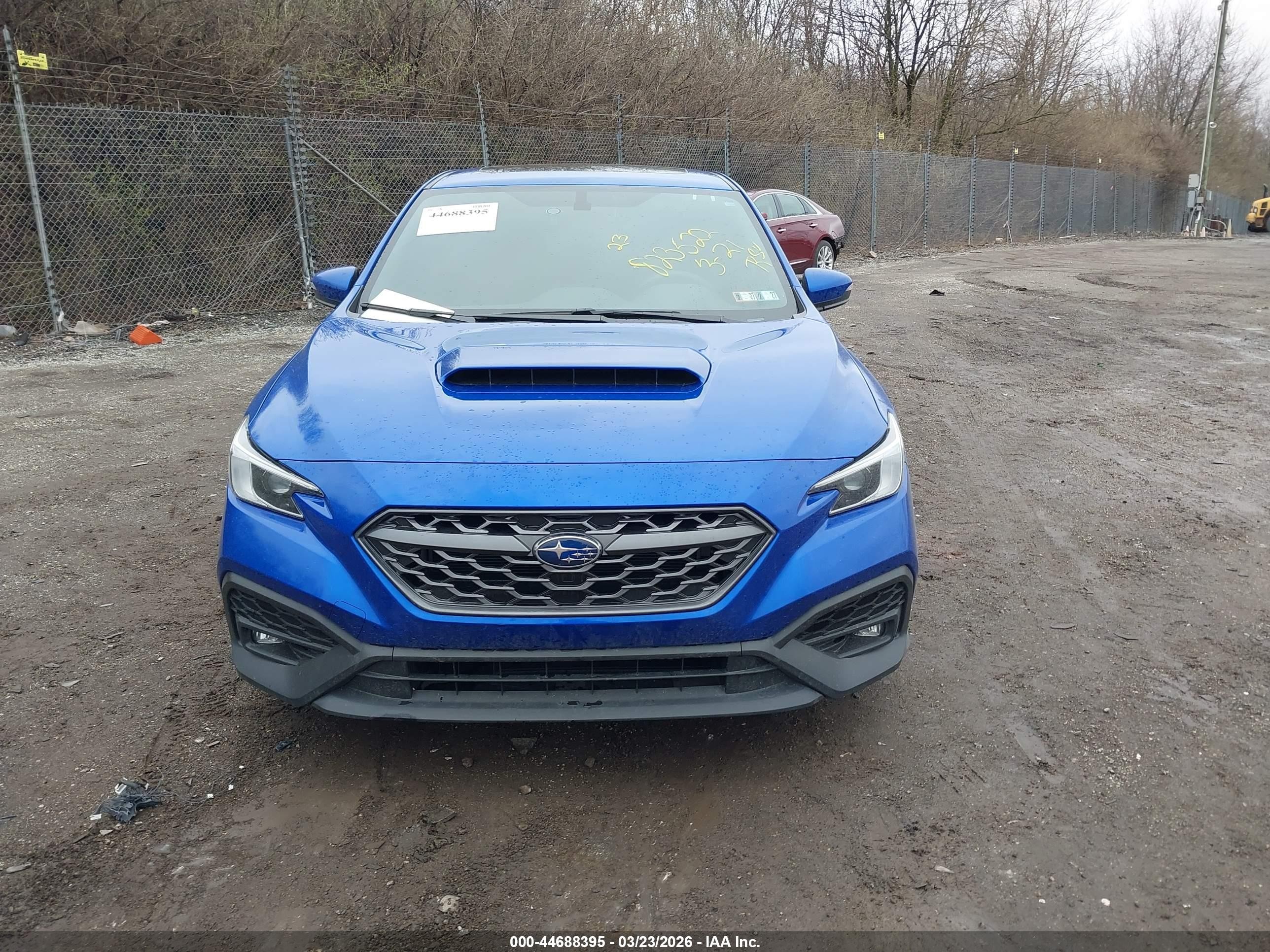 2023 Subaru Wrx Limited Blue vin: JF1VBAL6XP9823522