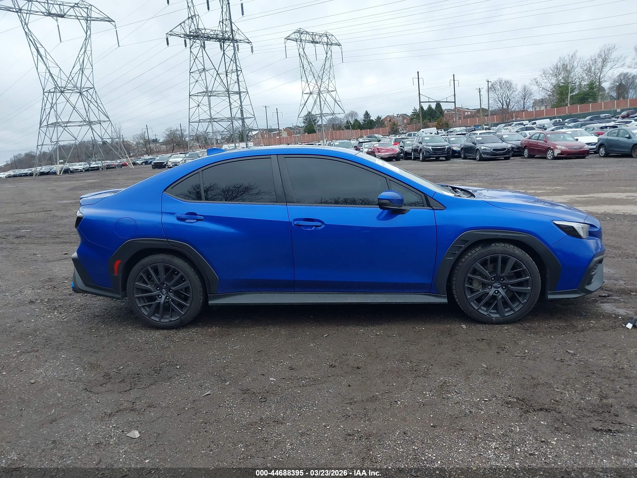 2023 Subaru Wrx Limited Blue vin: JF1VBAL6XP9823522
