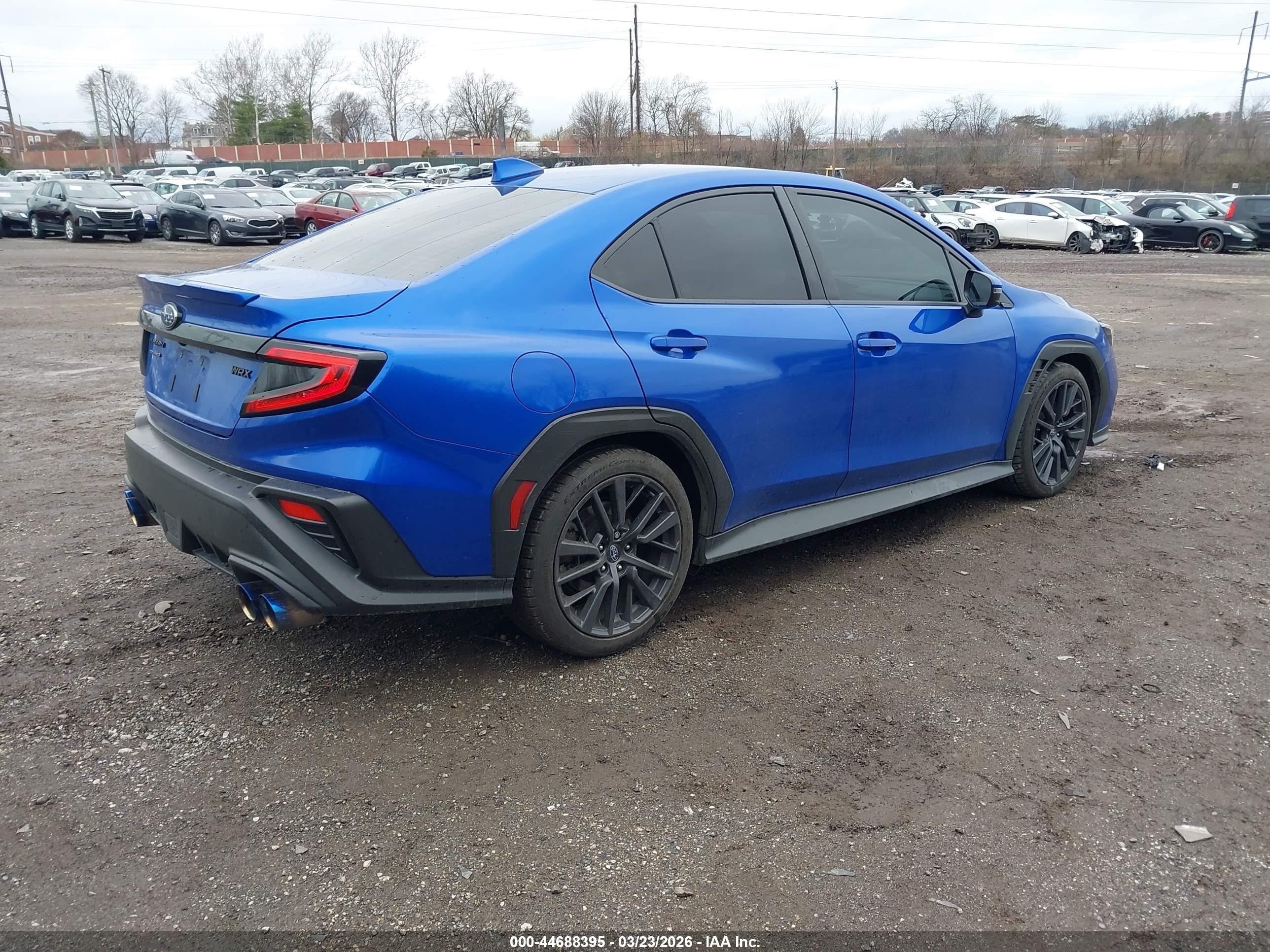 2023 Subaru Wrx Limited Blue vin: JF1VBAL6XP9823522