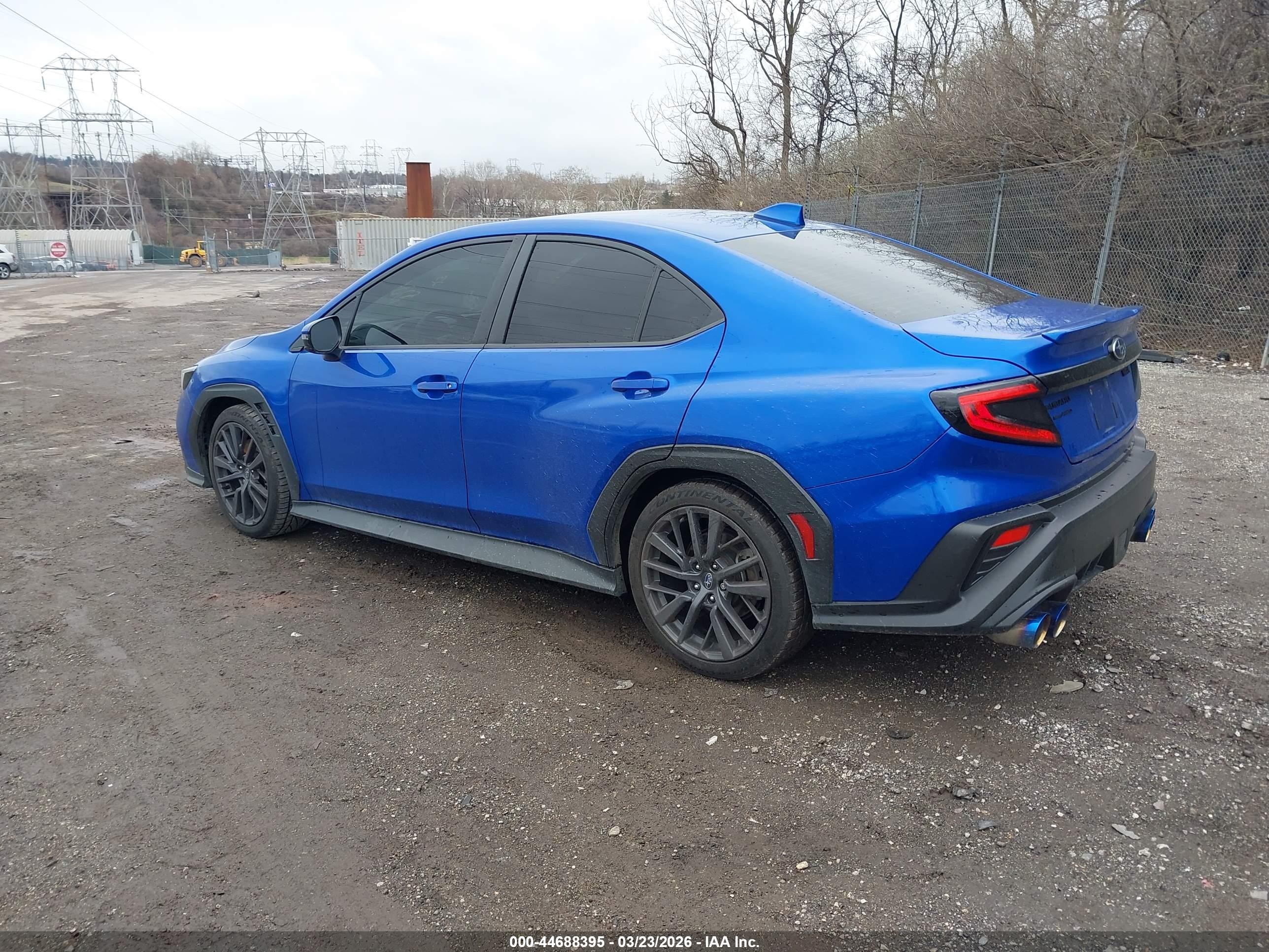 2023 Subaru Wrx Limited Blue vin: JF1VBAL6XP9823522