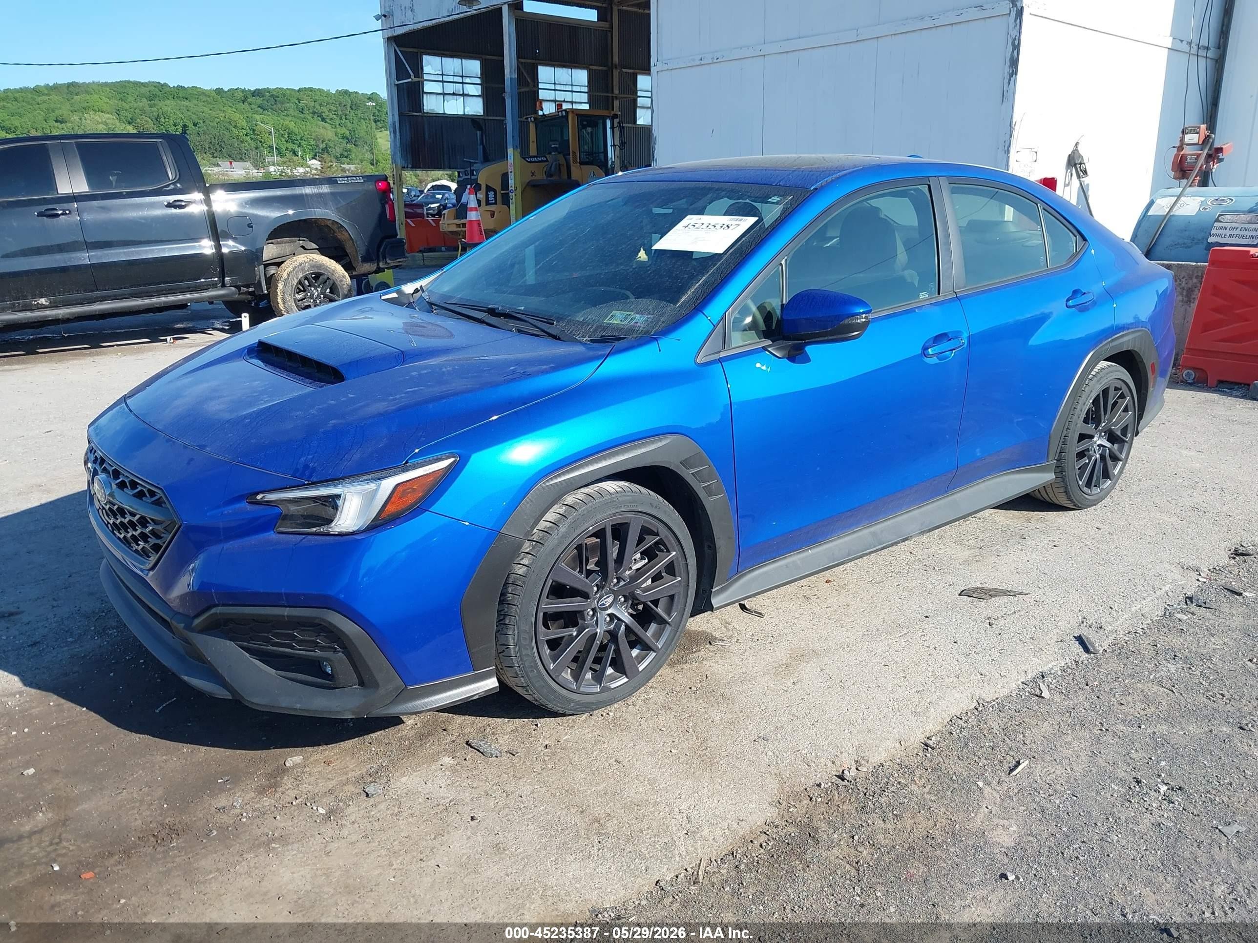 2024 Subaru Wrx Limited Blue vin: JF1VBAN64R9809034