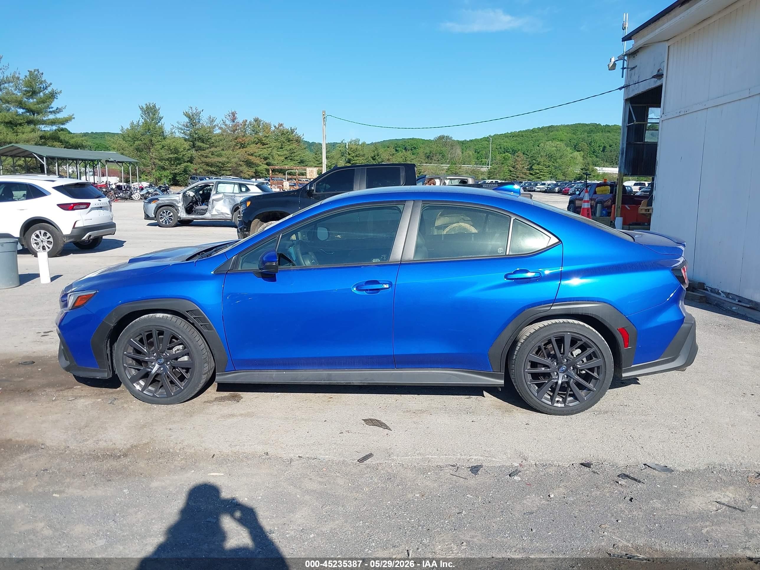 2024 Subaru Wrx Limited Blue vin: JF1VBAN64R9809034