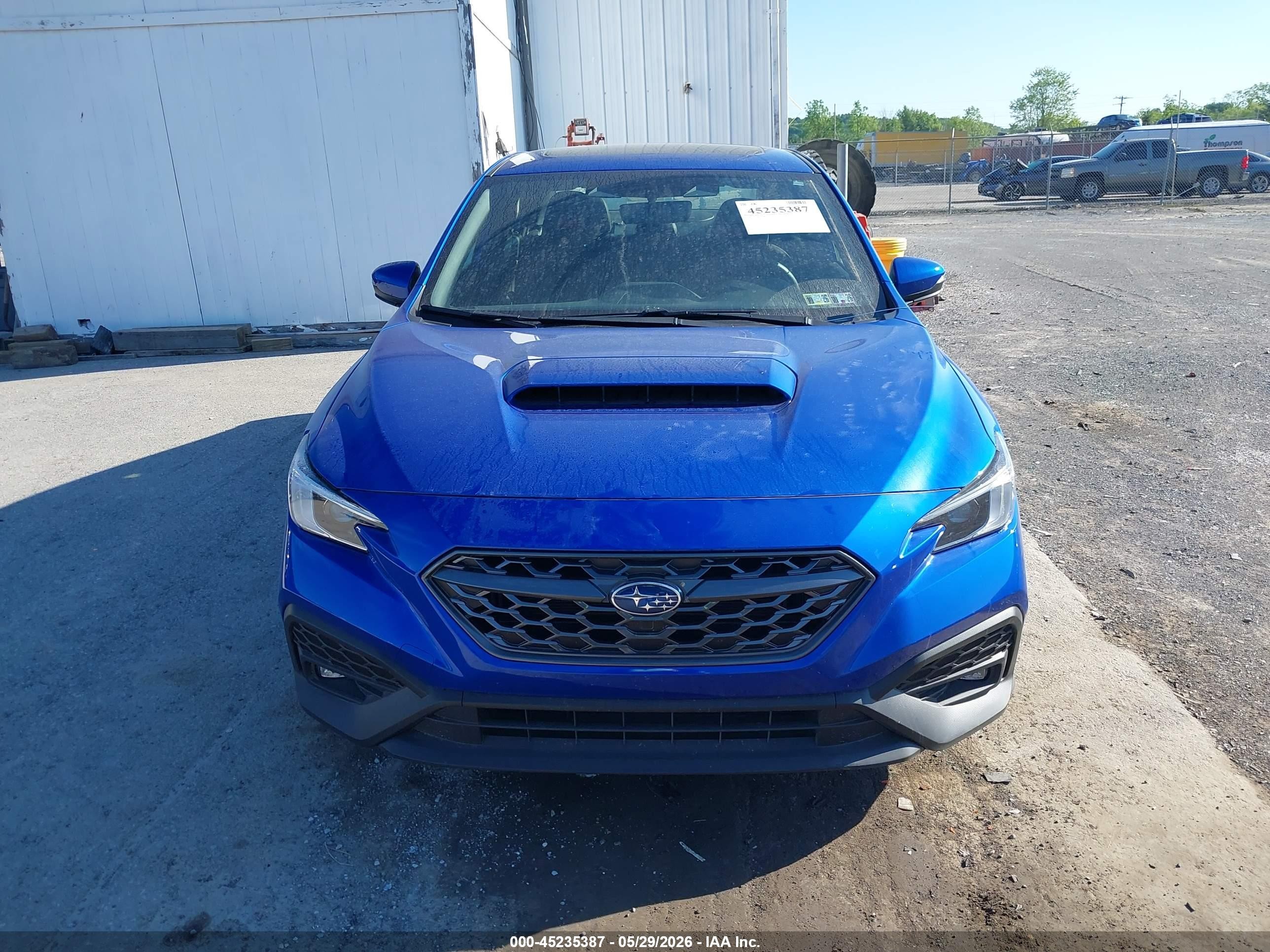 2024 Subaru Wrx Limited Blue vin: JF1VBAN64R9809034