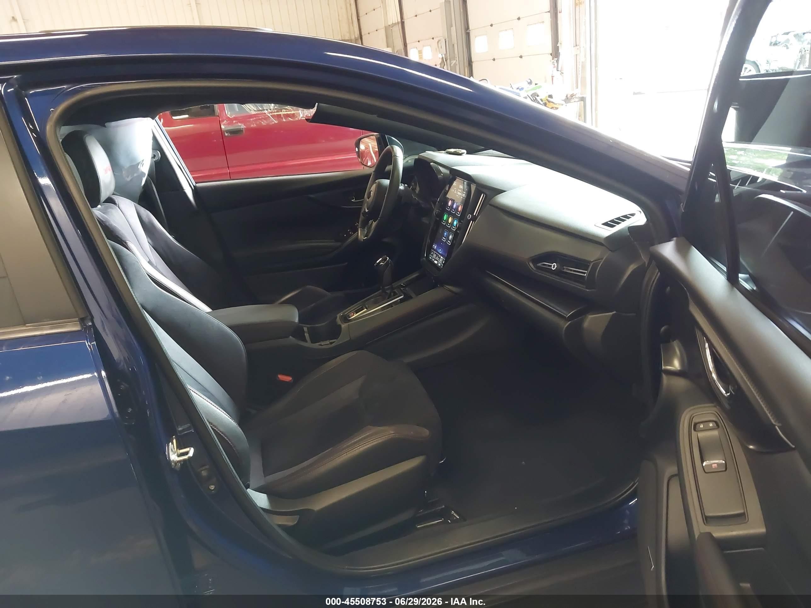 2022 Subaru Wrx Limited Blue vin: JF1VBAN68N8005402