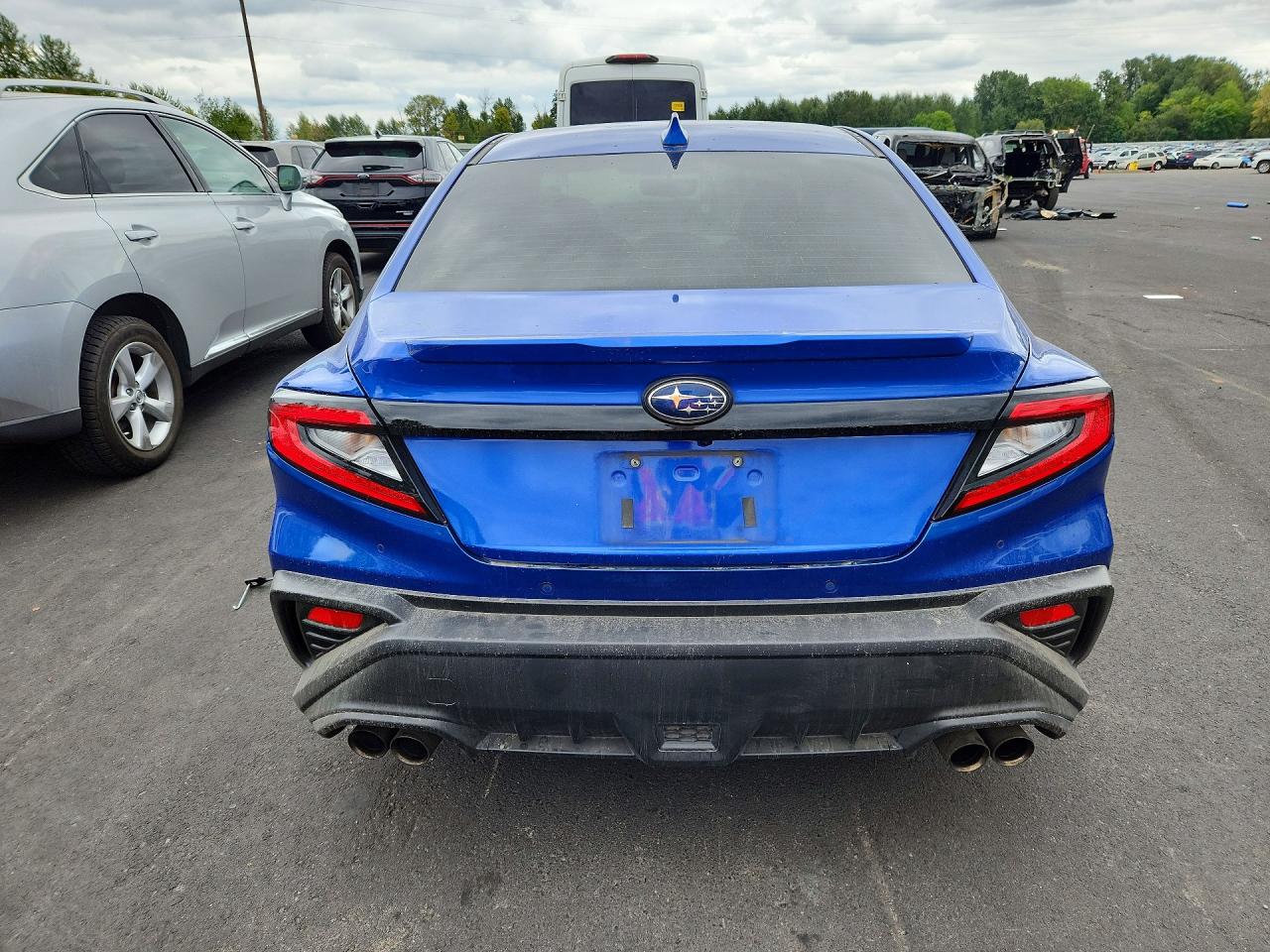 2022 Subaru Wrx Gt Blue vin: JF1VBAU60N8022132